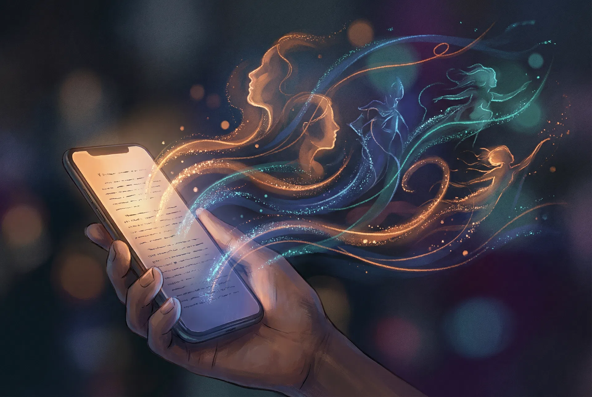 Human-AI Mobile Storytelling