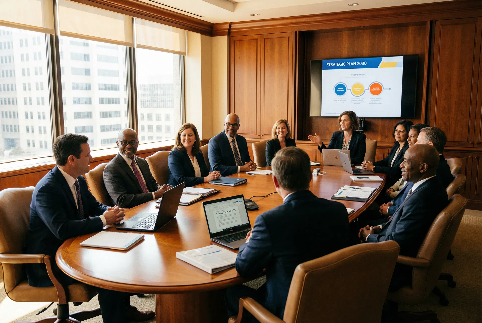 Board strategic planning session