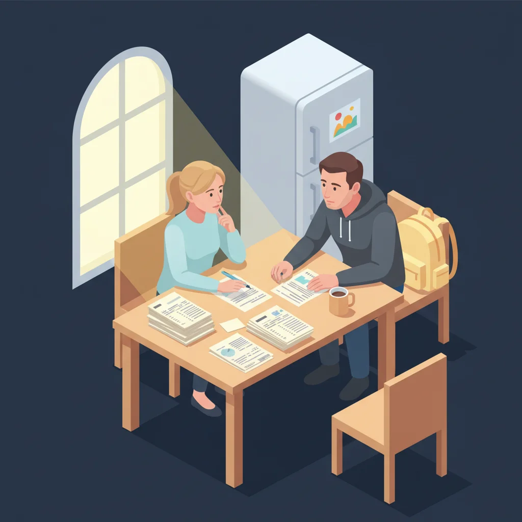 Banking for Blended Families: Joint Accounts & Boundaries - Banking illustration for One Percent Finance