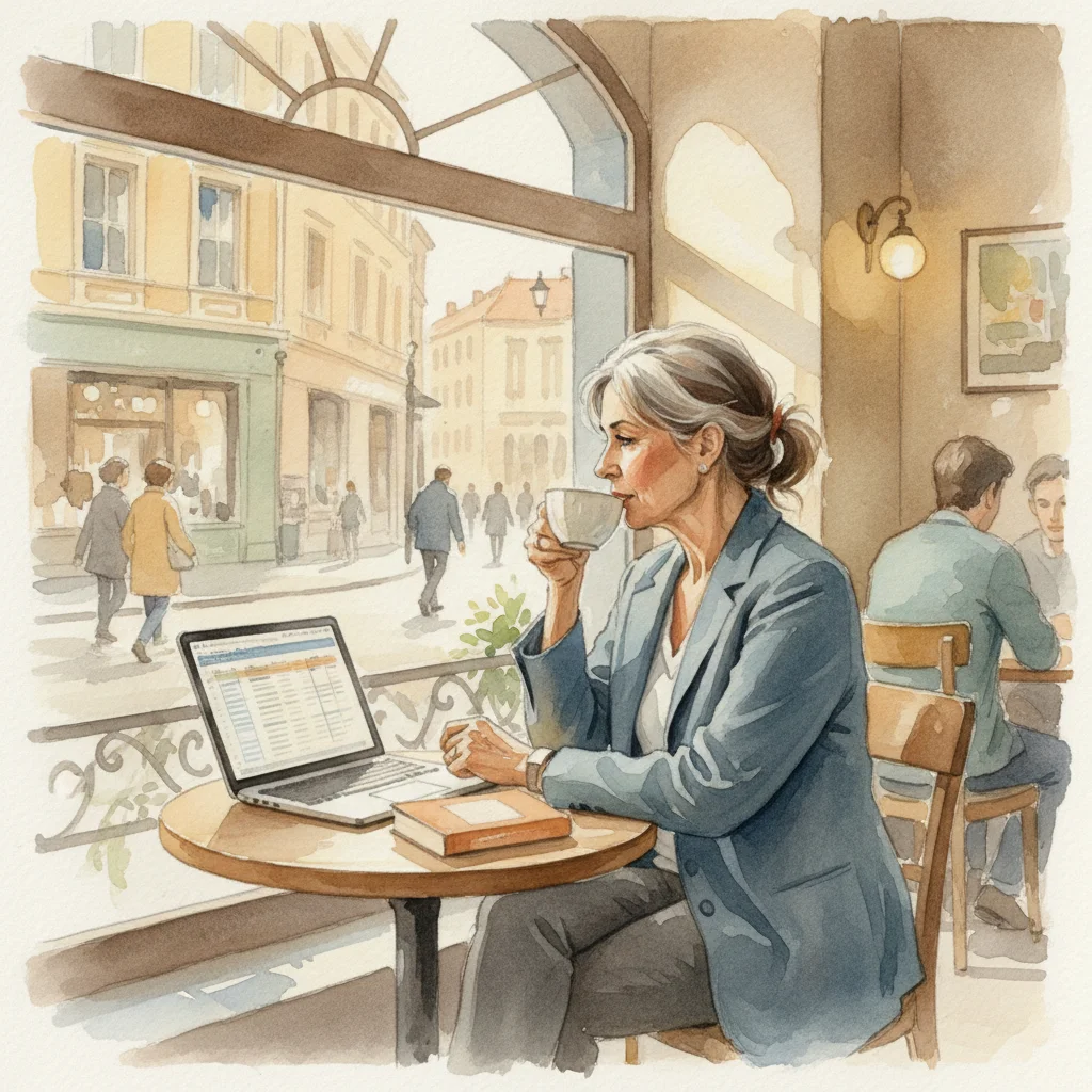 Beyond the Gold Watch: Designing Your Phased Retirement & Portfolio Sabbaticals - Retirement illustration for One Percent Finance