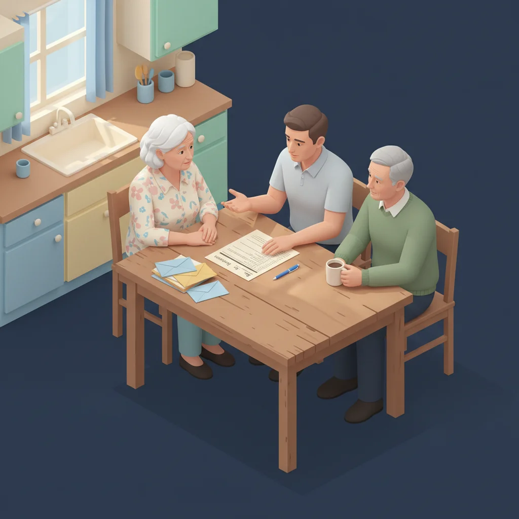 Bridging the Financial Gap: Money Talks with Parents - Retirement illustration for One Percent Finance
