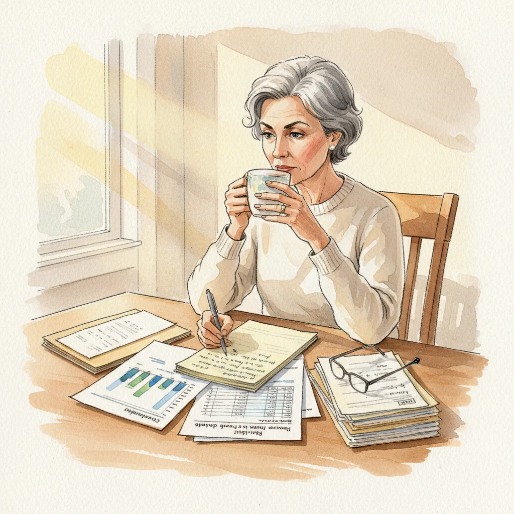 Build Your Own Micro-Pension: Diversified Income Streams for Retirement - Retirement illustration for One Percent Finance