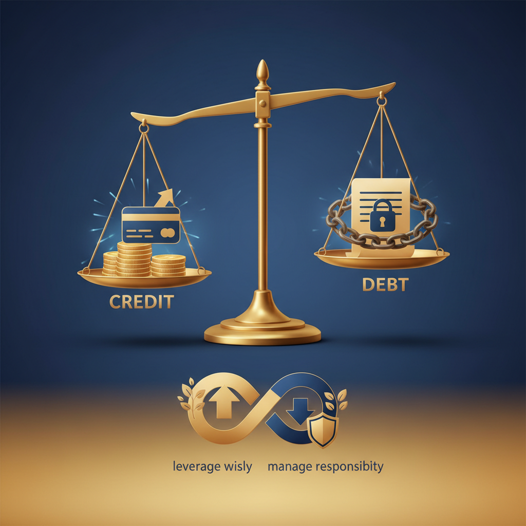 Credit vs. Debt: Understanding the Financial Fundamentals
