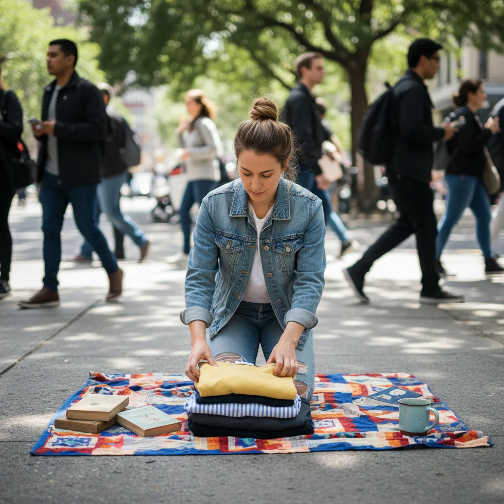 Financial Minimalism: De-owning and De-spending for True Wealth - Personal Finance illustration for One Percent Finance