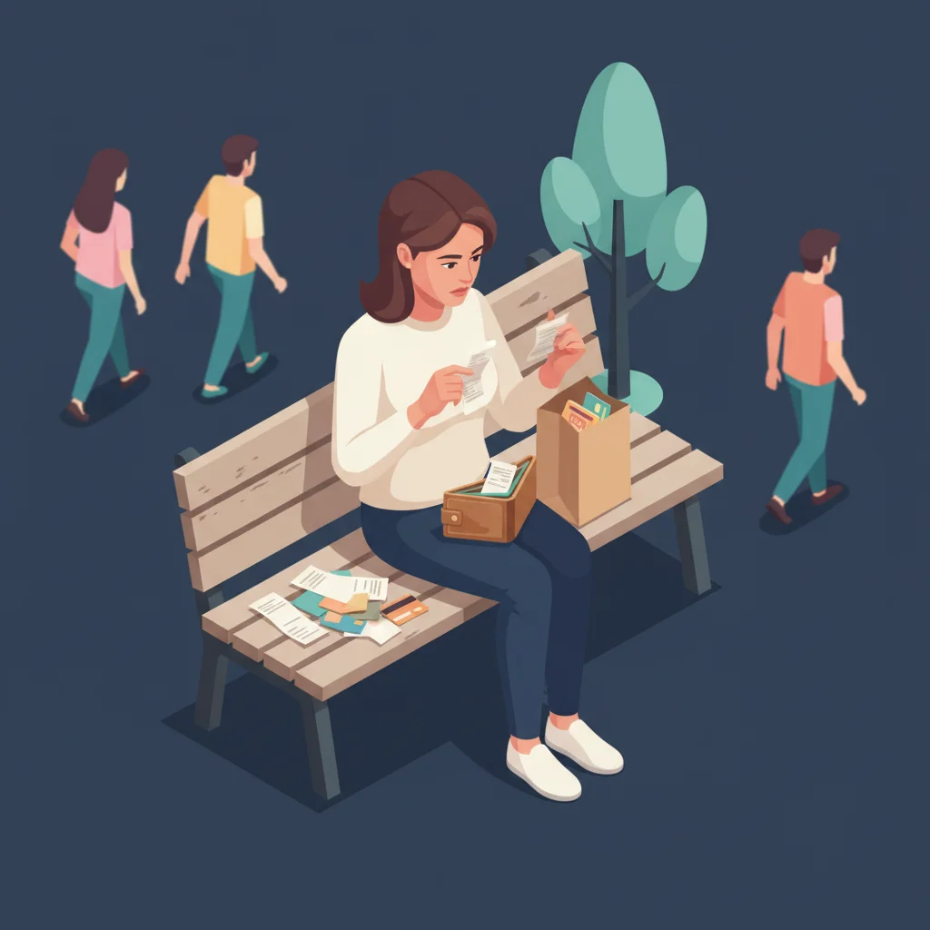 Financial Minimalism: Declutter Your Wallet, Boost Savings, and Reduce Stress - Personal Finance illustration for One Percent Finance