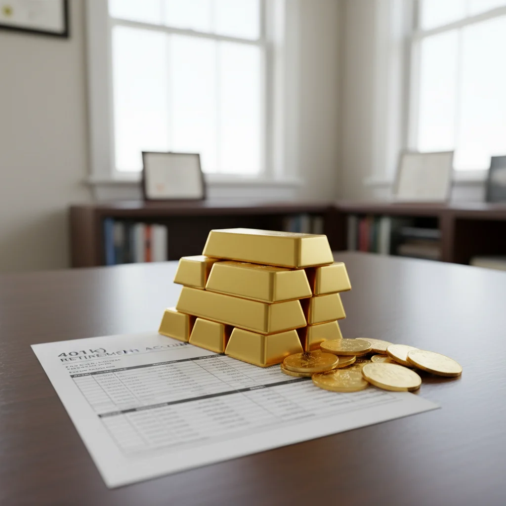 Gold IRA Rollover Guide: Moving Your 401(k) Into Gold - Gold Ira illustration for One Percent Finance