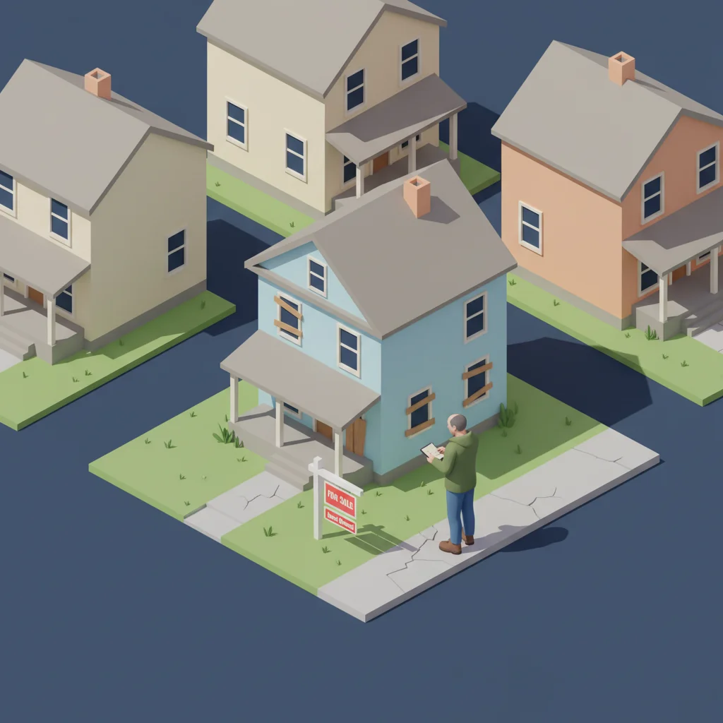 Investing in Distressed Real Estate: Post-Correction Opportunities - Investing illustration for One Percent Finance