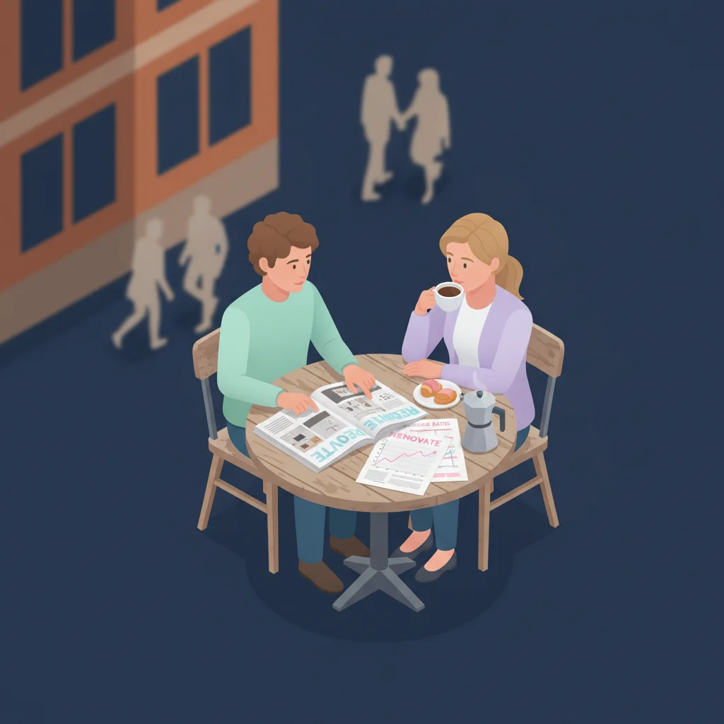 Mortgage Maze: Refinancing, Renovating, or Relocating in High-Interest Rates - Personal Finance illustration for One Percent Finance
