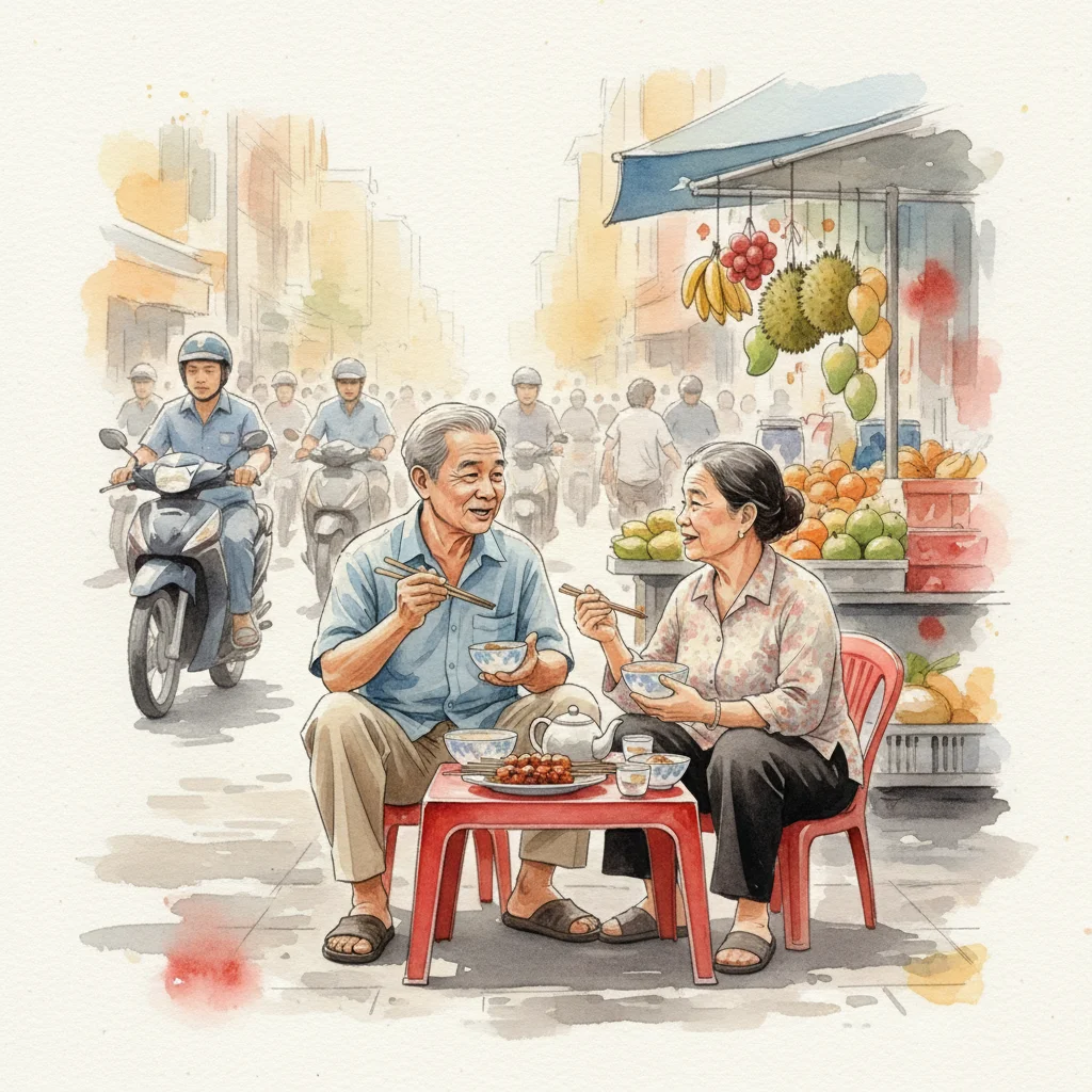 Nomadic Retirement & Geo-Arbitrage: Retire Globally, Live Richer - Retirement illustration for One Percent Finance