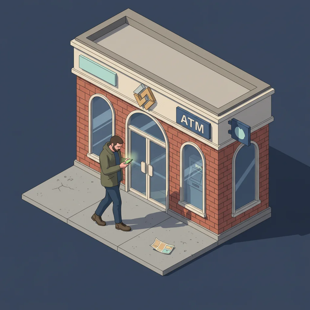 Online Savings vs. Traditional Banks: The Complete Comparison - Banking illustration for One Percent Finance