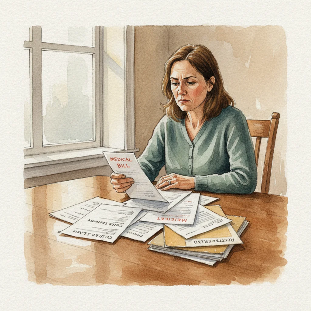 Sandwich Generation Survival Guide: Balancing Family & Retirement - Retirement illustration for One Percent Finance