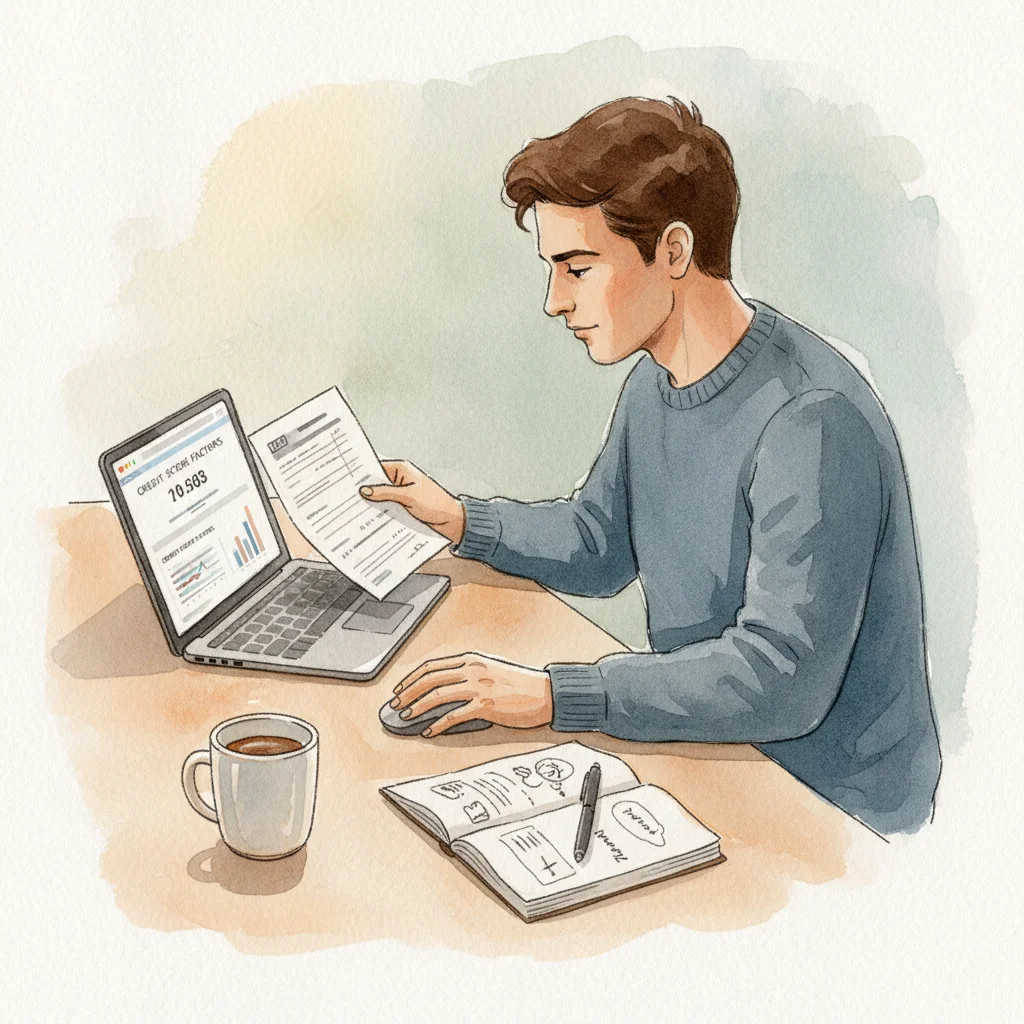 Understanding Your Credit Score: A Cornerstone of Financial Health - Personal Finance illustration for One Percent Finance