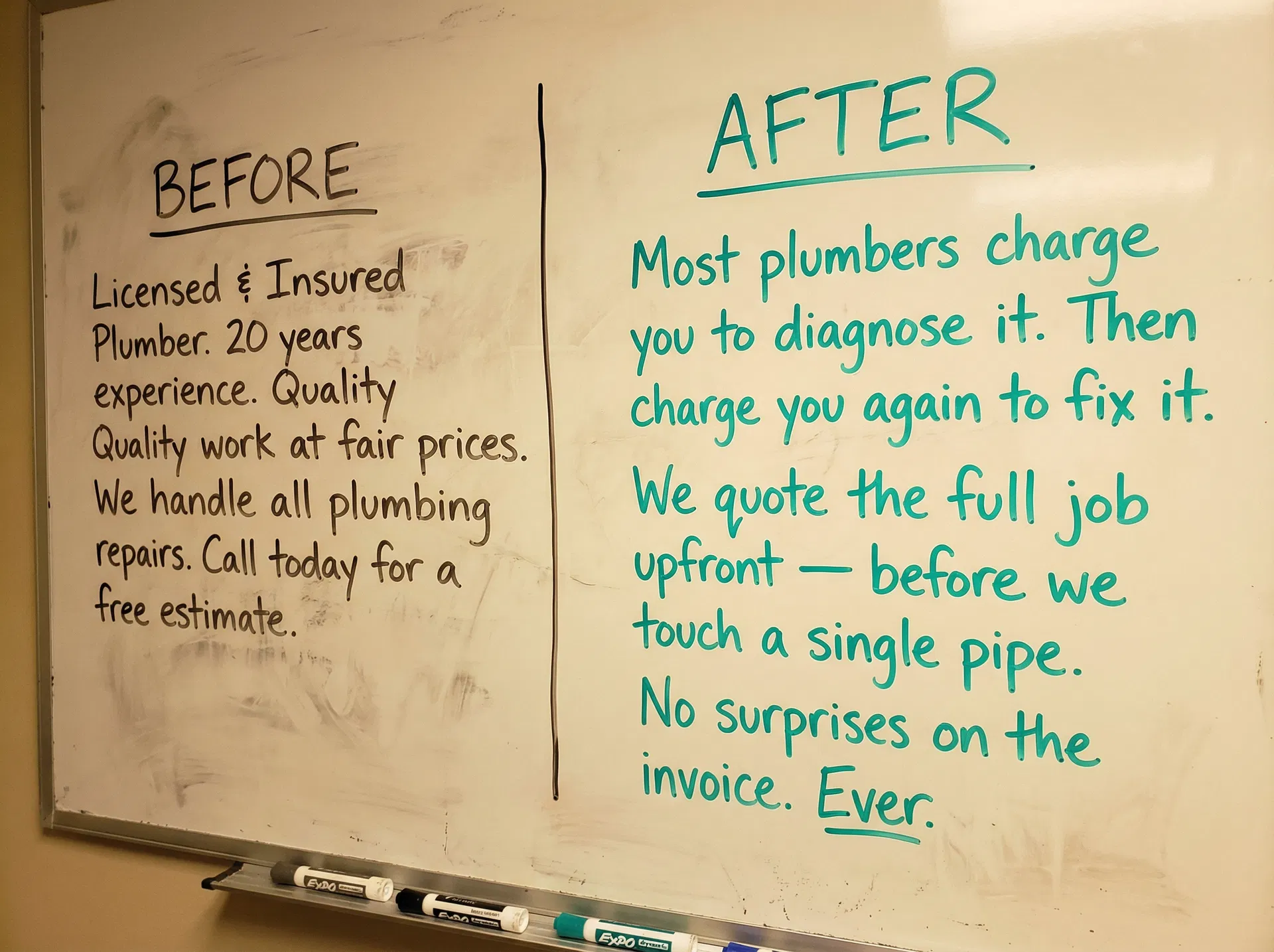 Whiteboard: generic plumbing copy vs hook-driven rewrite