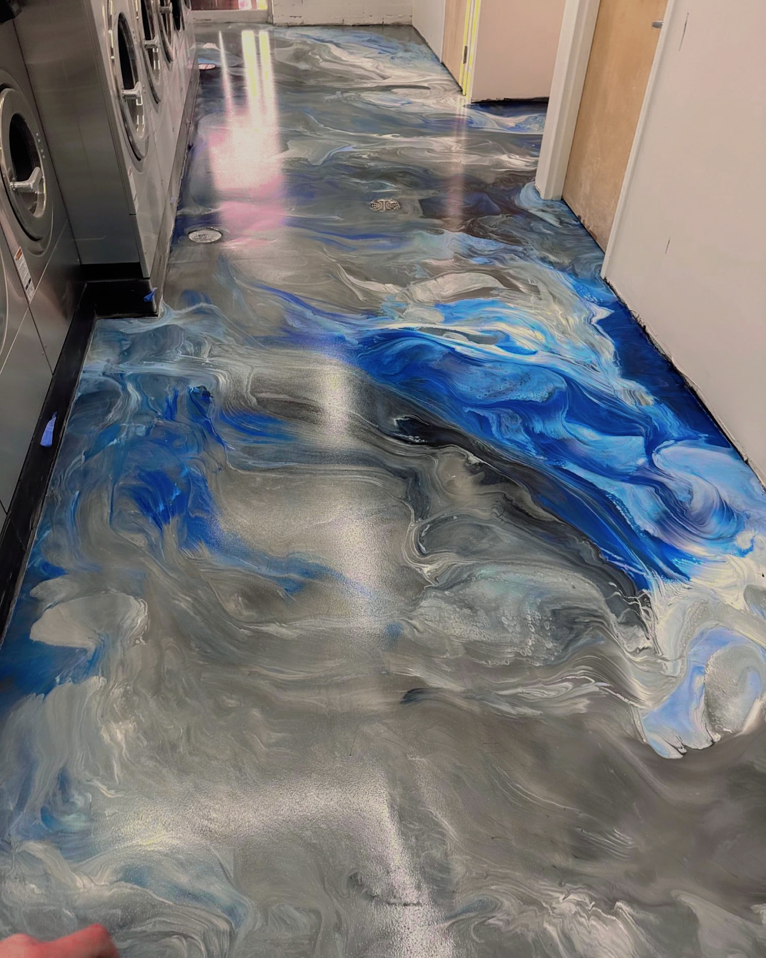 Blue & Silver — Laundromat