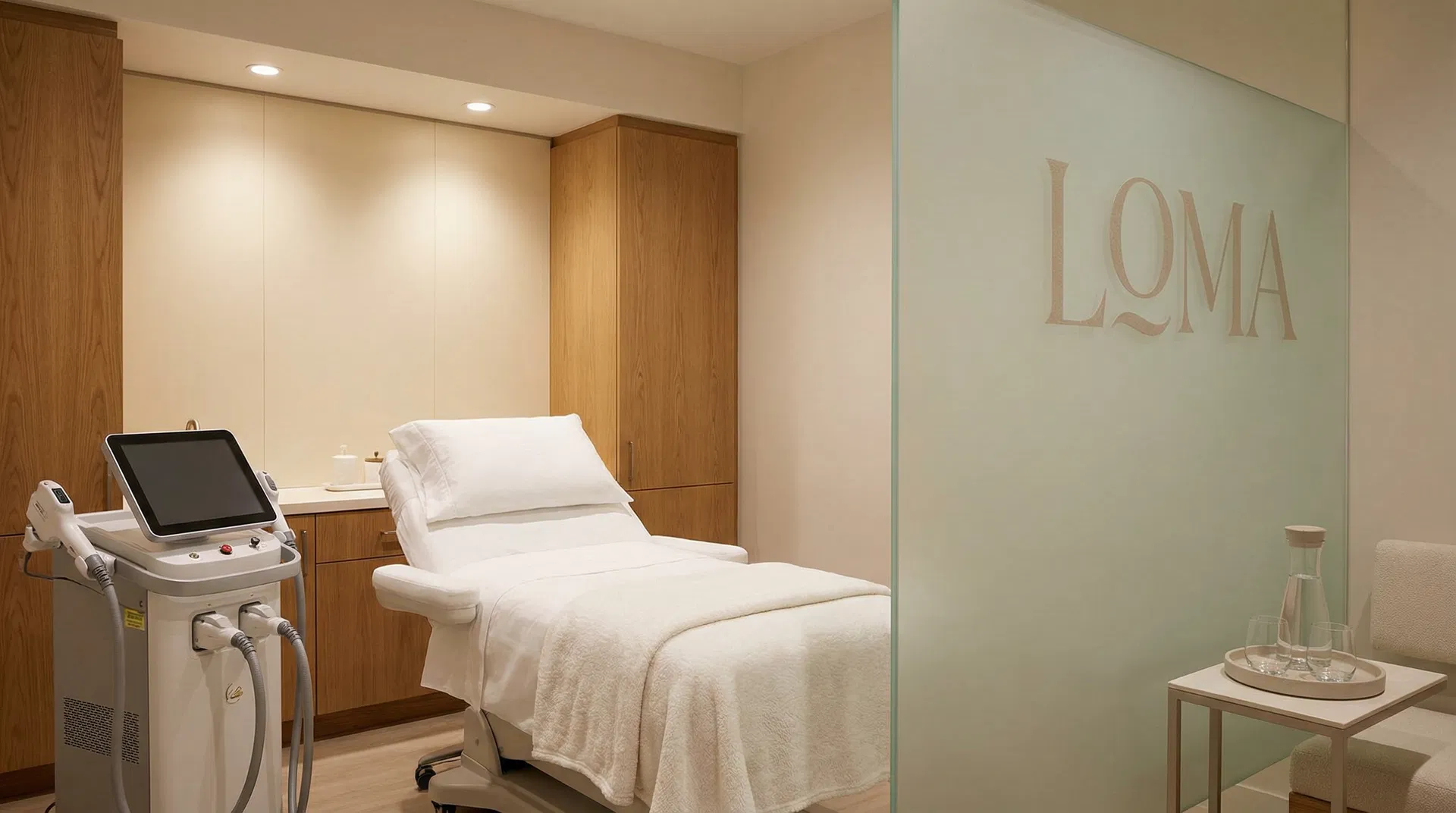 Empty Treatment Room - Ready for Clients