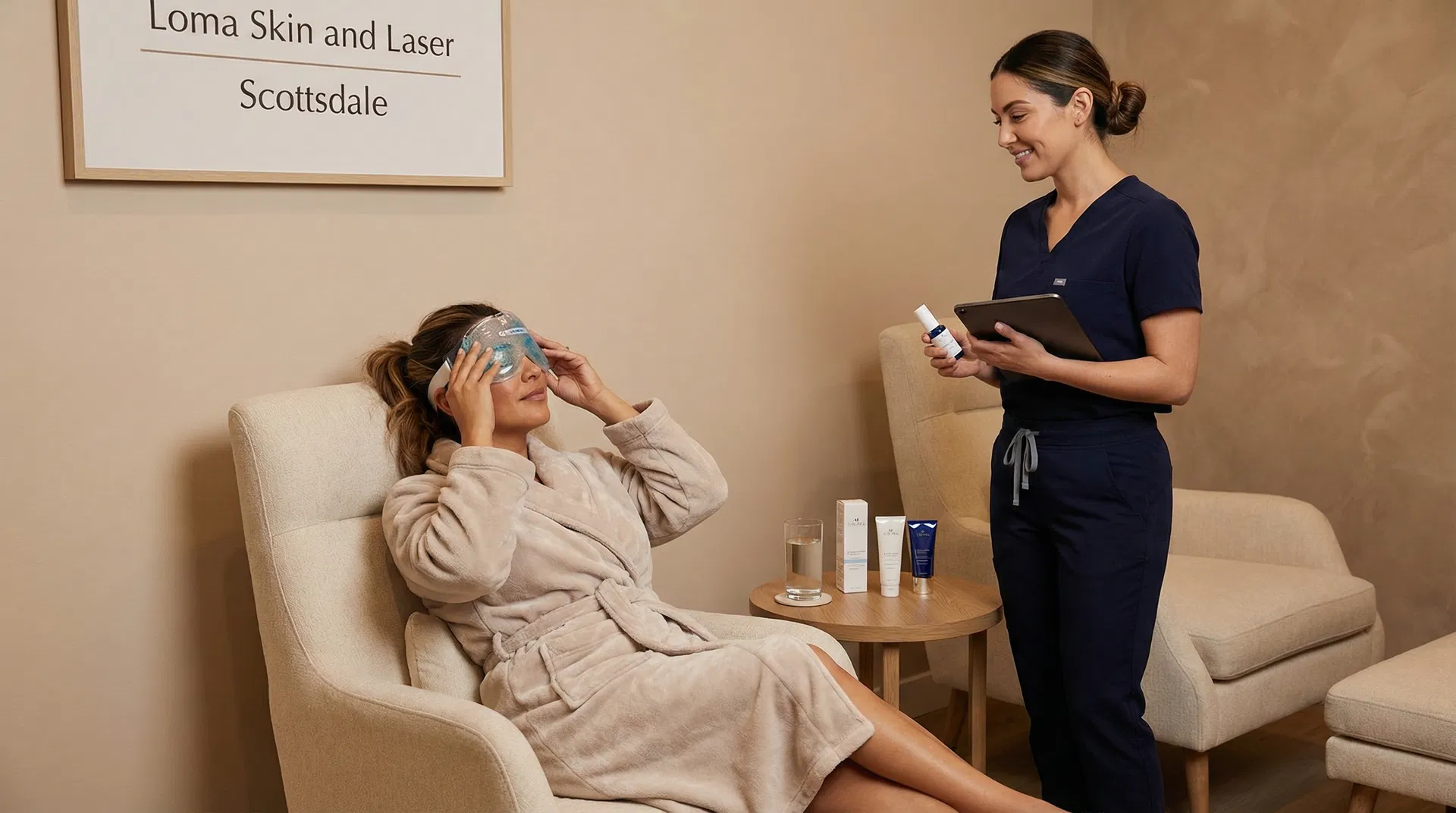 Post-Treatment Recovery Lounge