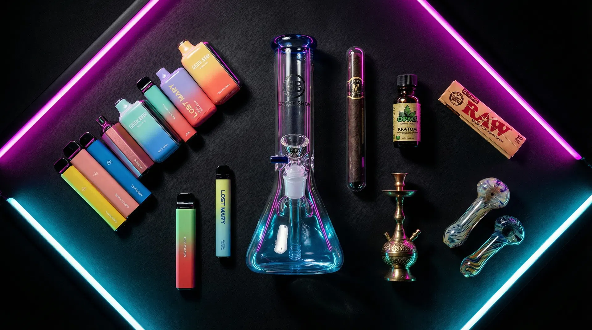 Rated R Smoke Shop Fullerton Product Selection