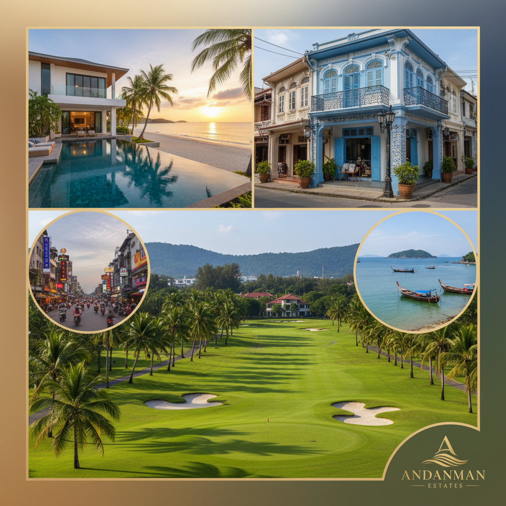 5 ทำเลทองในภูเก็ต สุดยอดการลงทุนอสังหาริมทรัพย์ที่ Andaman Estates แนะนำ
