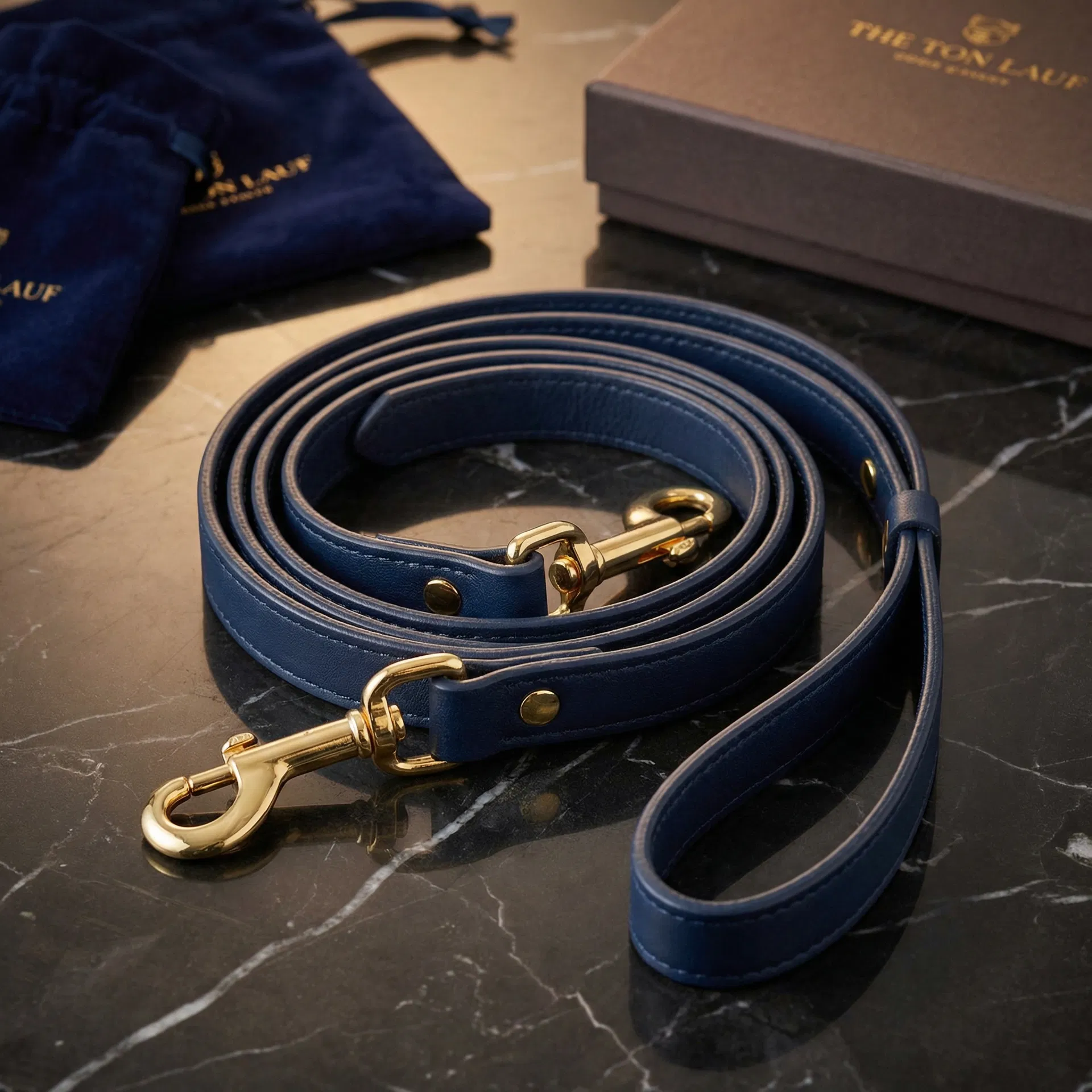 Heritage Leather Dog Leash