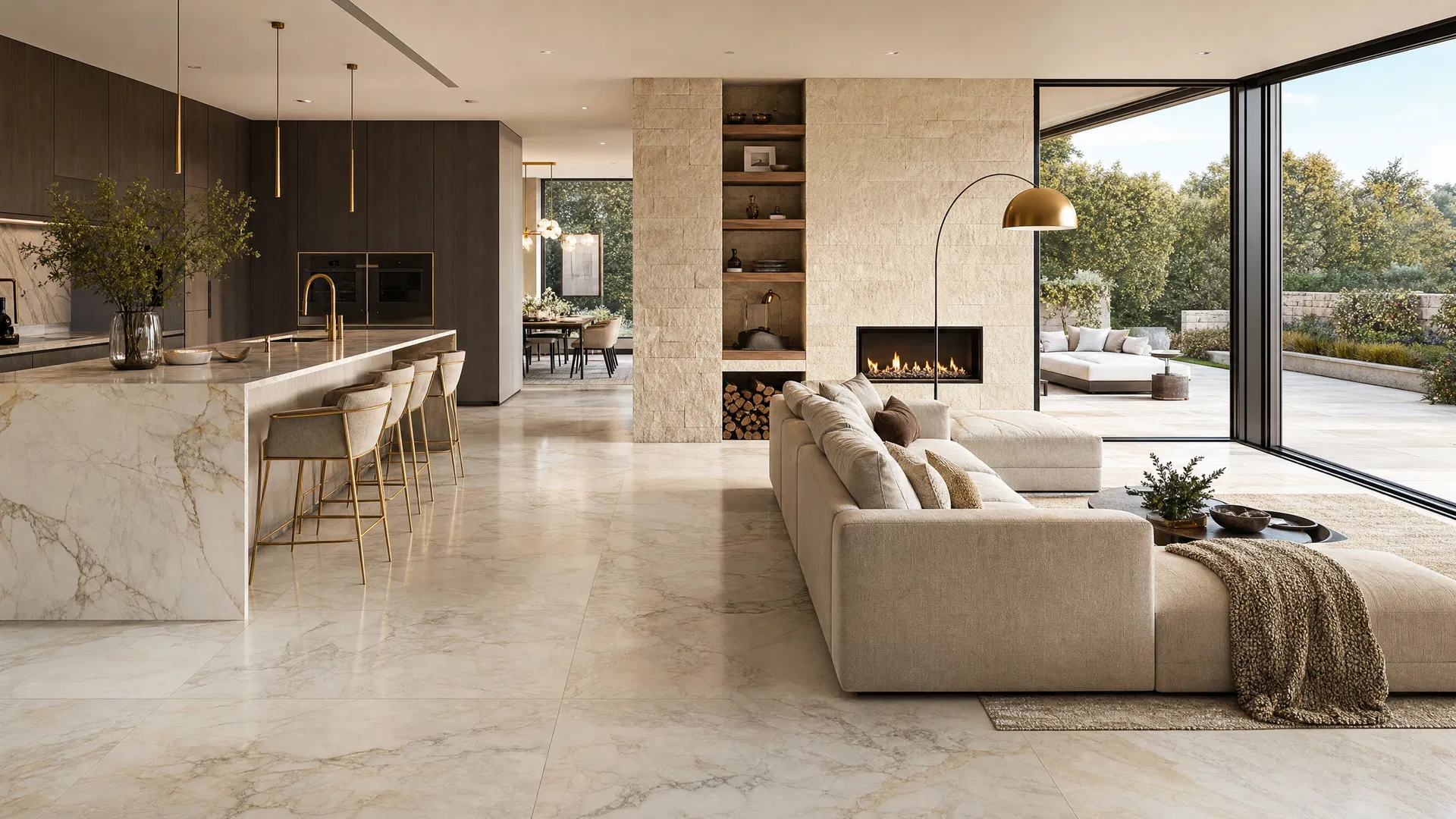 Luxury Stone Material Selection: How to Choose Ca’pietra Natural Stone, Porcelain, and Outdoor Tiles for a Timeless Finish