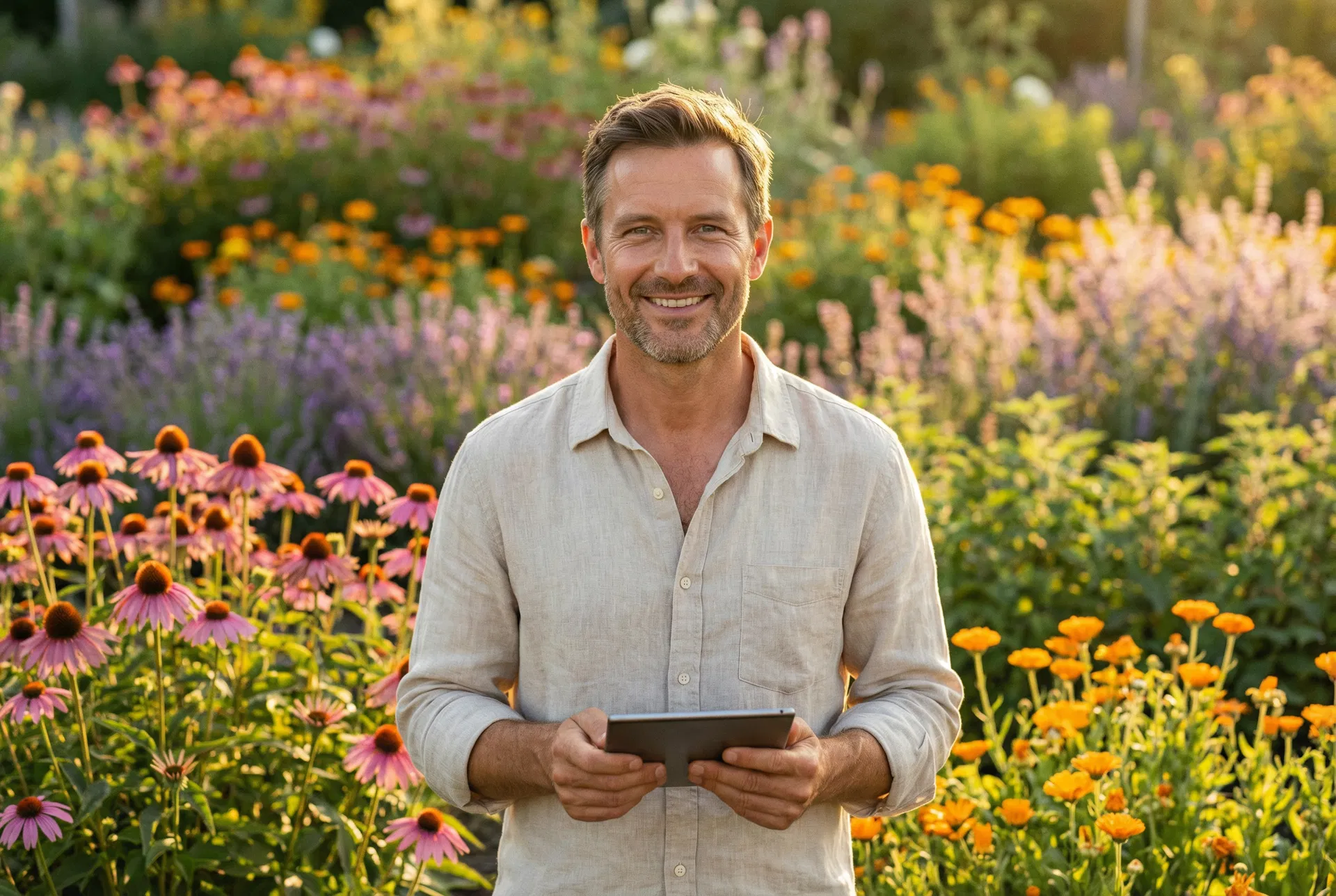 L'équipe Vitagram dans un environnement naturel