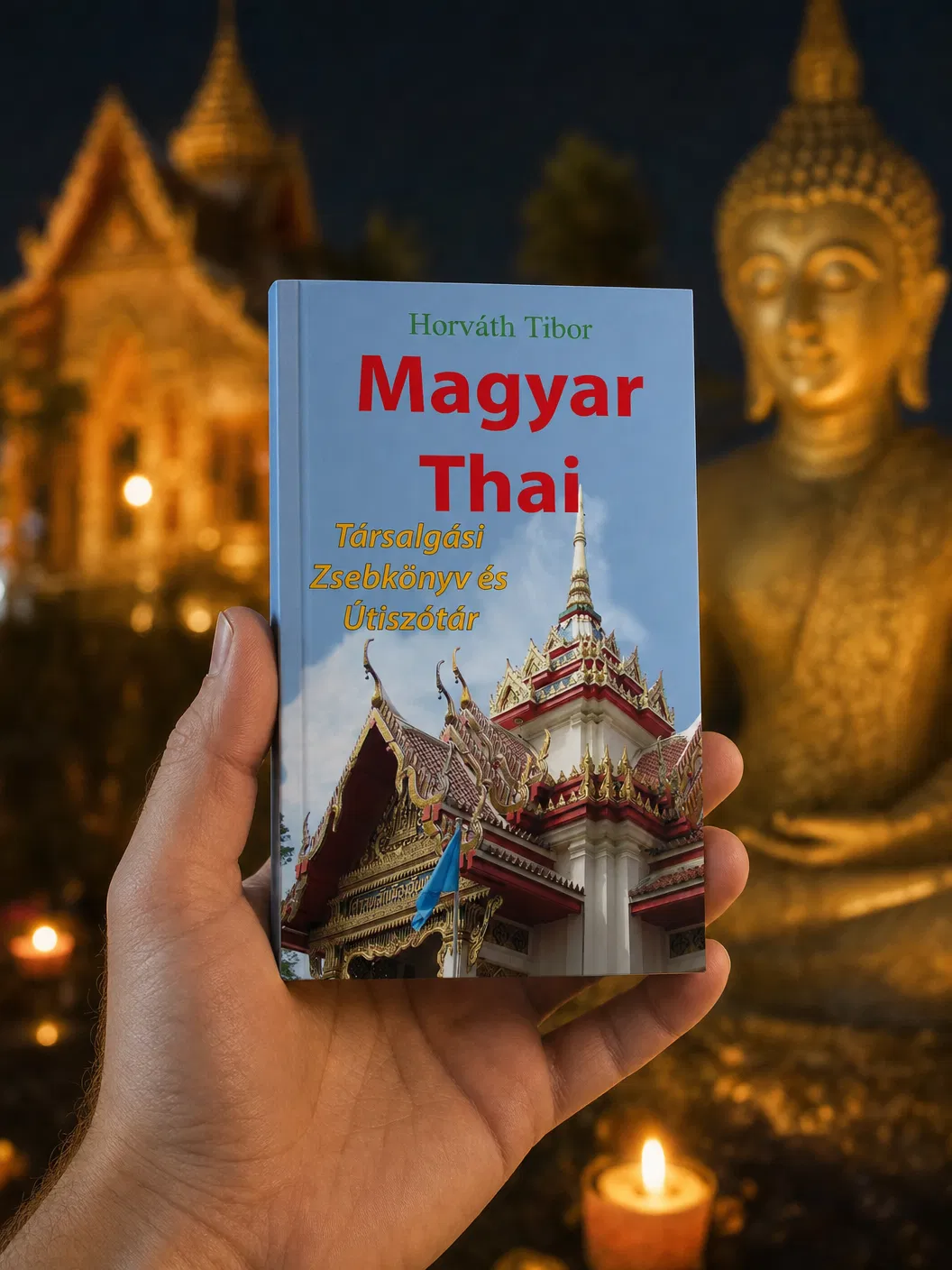 Magyar–Thai útiszótár kézben tartva