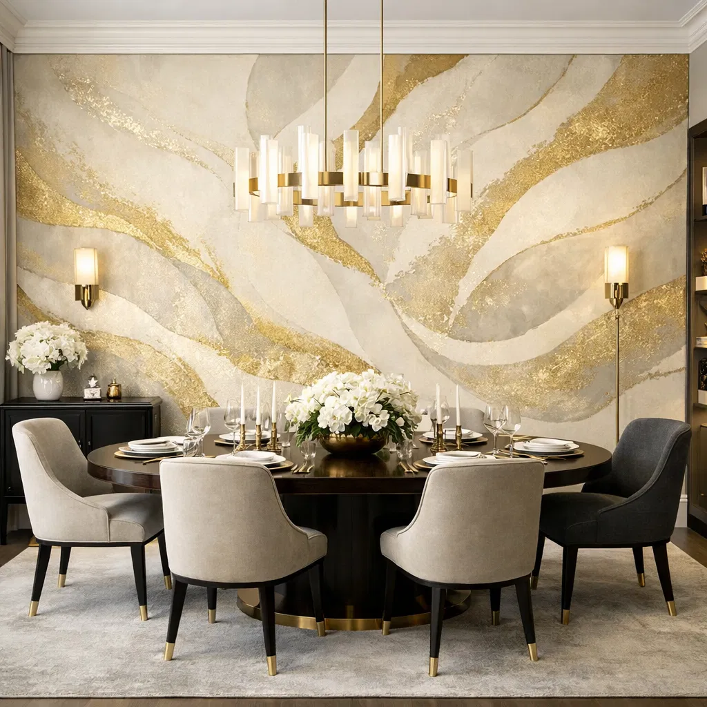 Contemporary accent wall design