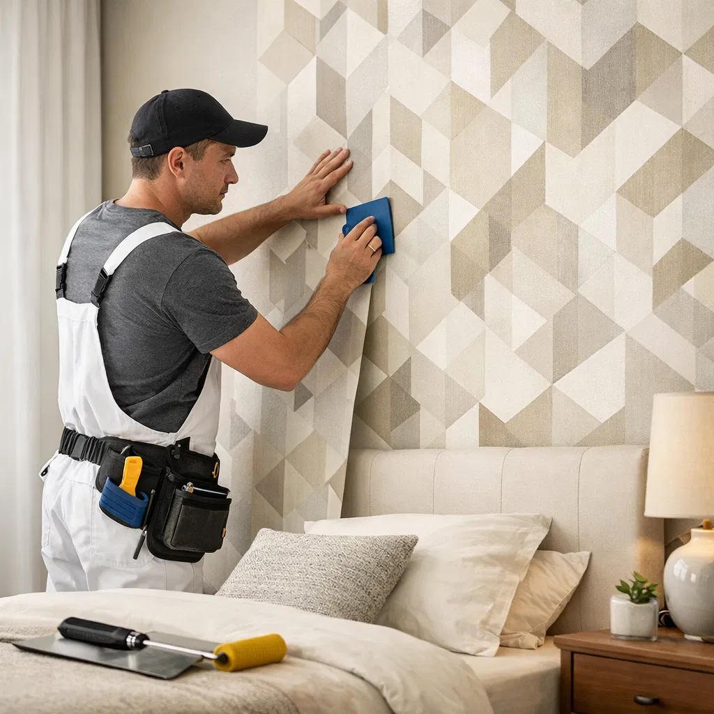Residential Wallpaper Installation