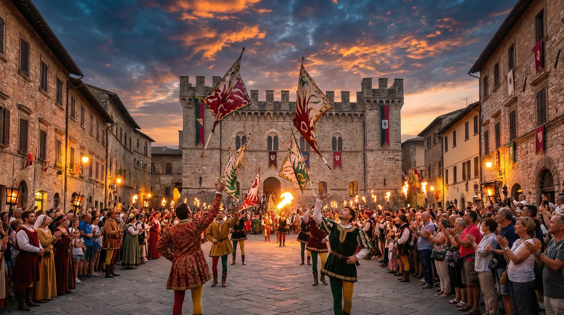Medieval festival in Pontremoli