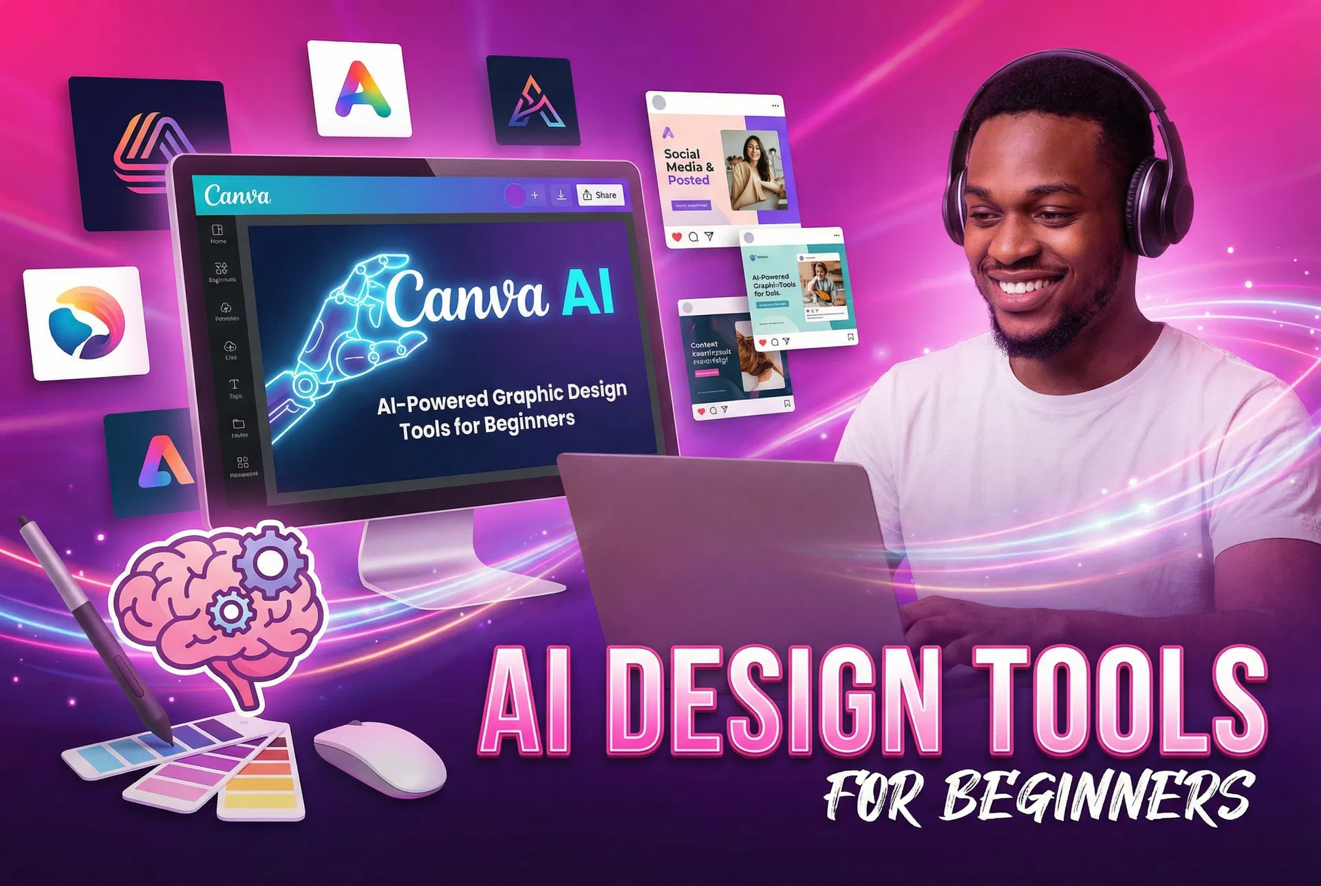 AI-Powered Graphic Design Tools for Beginners