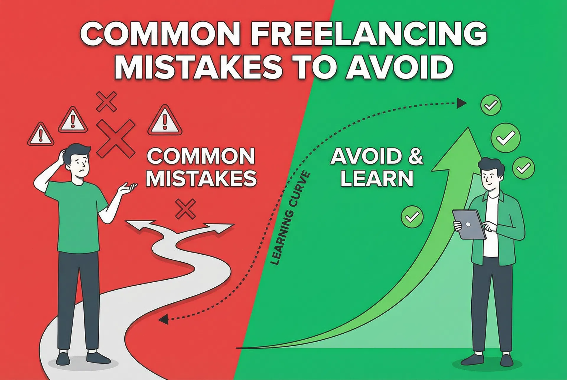 Common Freelancing Mistakes to Avoid as a Beginner