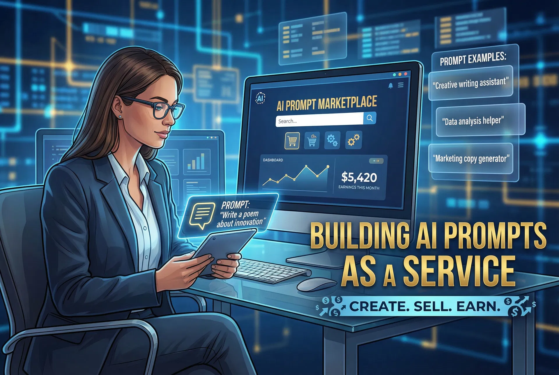 Building AI Prompts as a Service: New Income Stream
