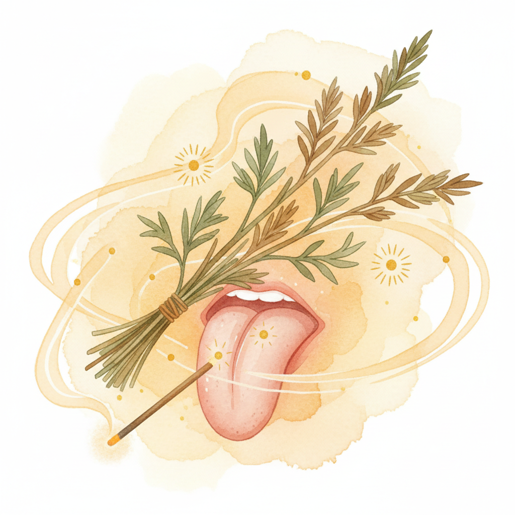 親愛的姐妹們，舌頭裂紋可不是小事！艾灸幫您找回健康好氣色