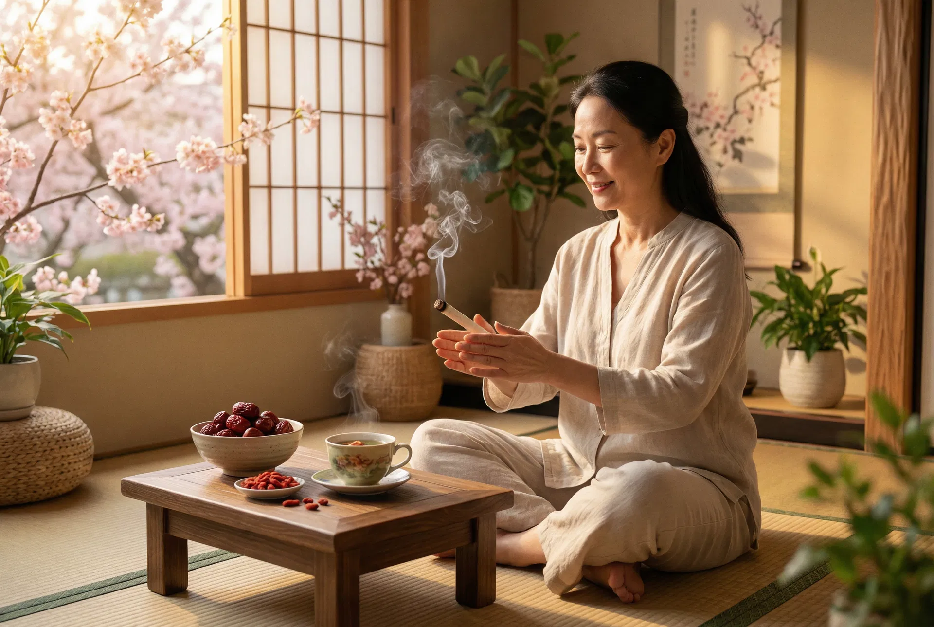 春日暖身守護：中年女性氣血調理，艾灸與食補雙管齊下，告別手腳冰冷