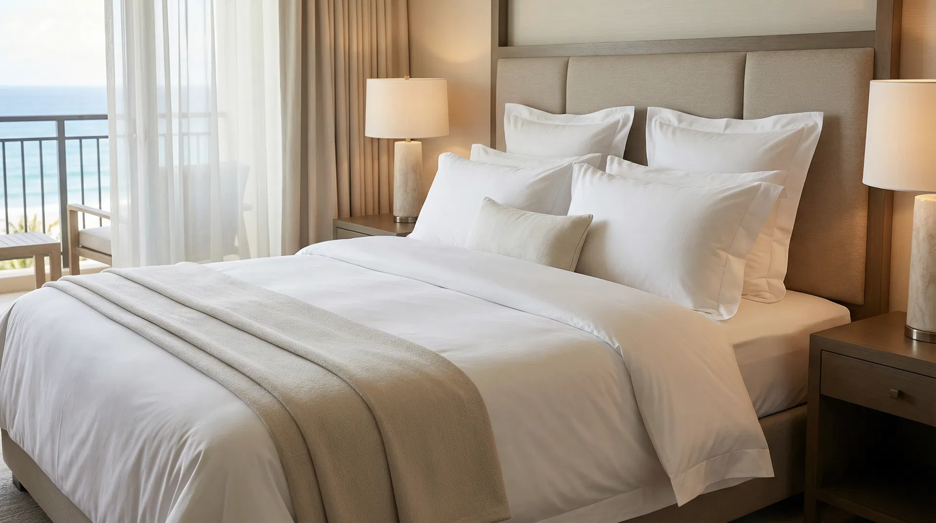 Bộ Chăn Ga Gối Khách Sạn 5 Sao