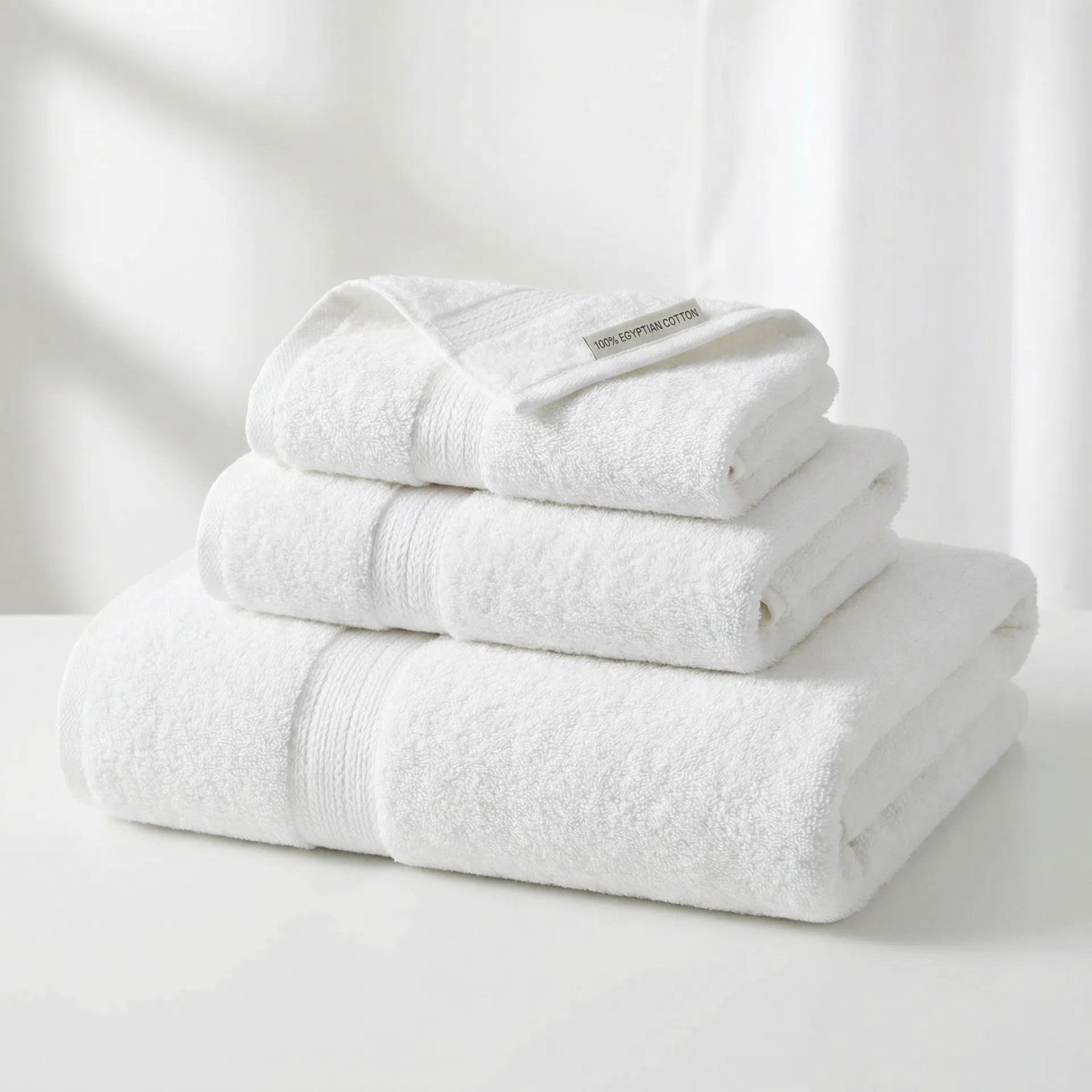 Khăn Bông Trắng Khách Sạn