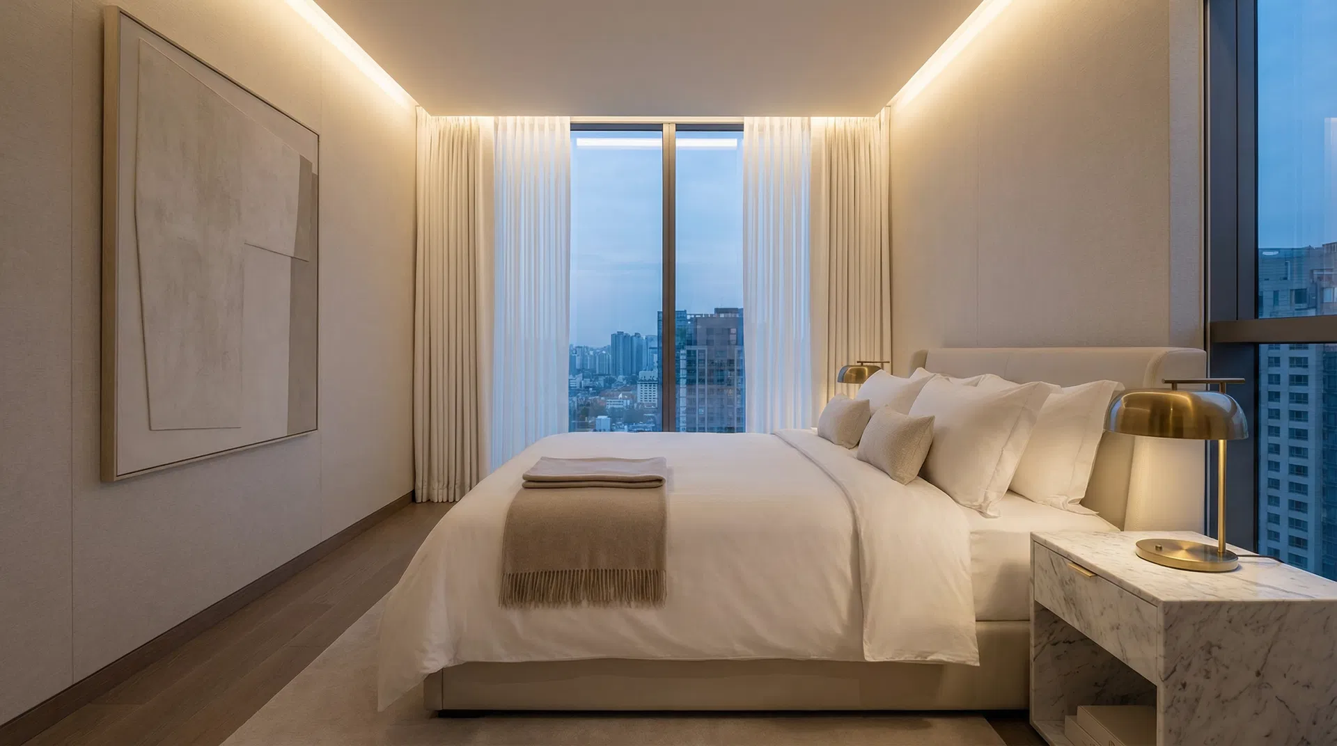 Luxury White Bedding 3