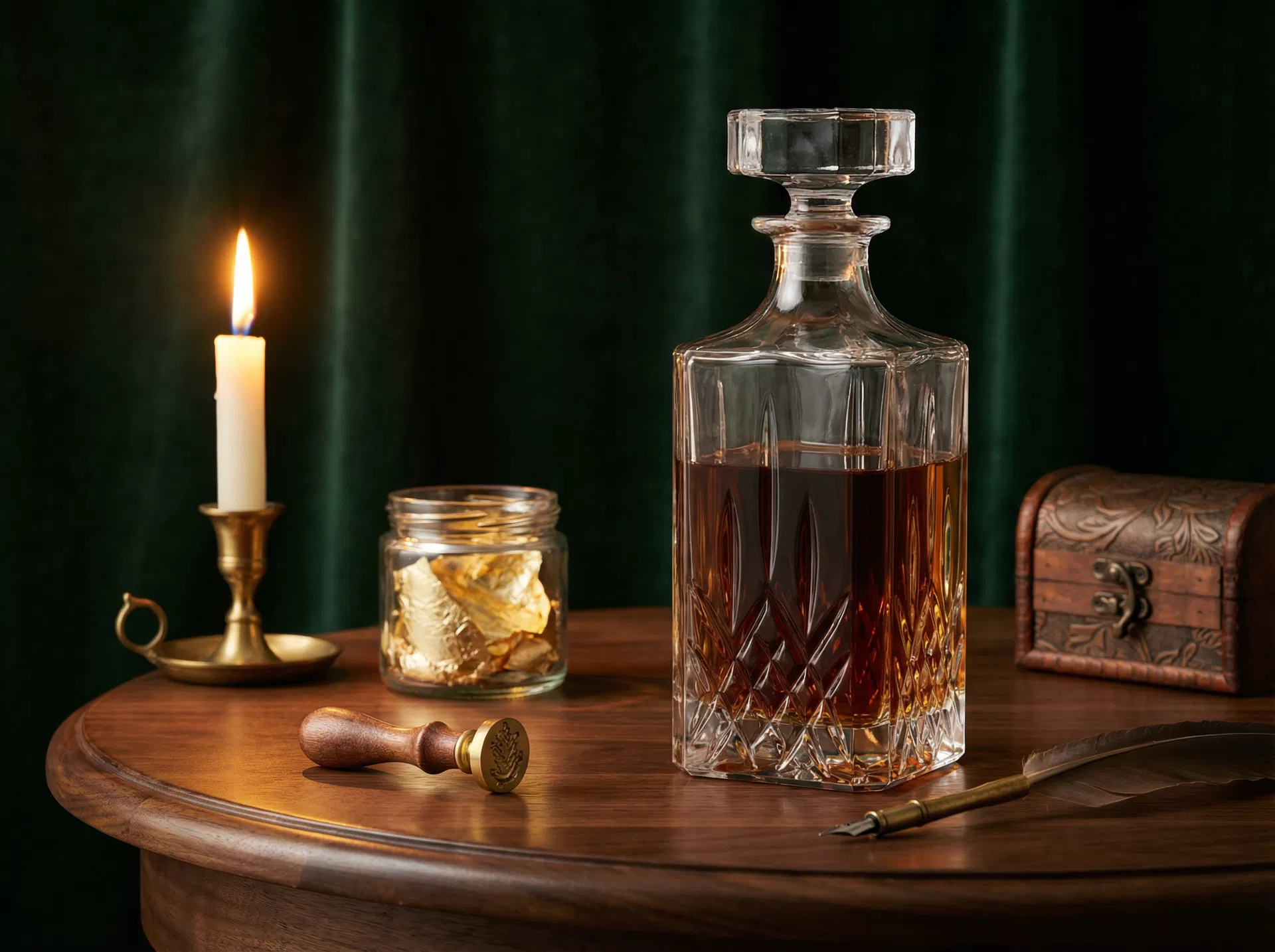 Bespoke whisky bottle