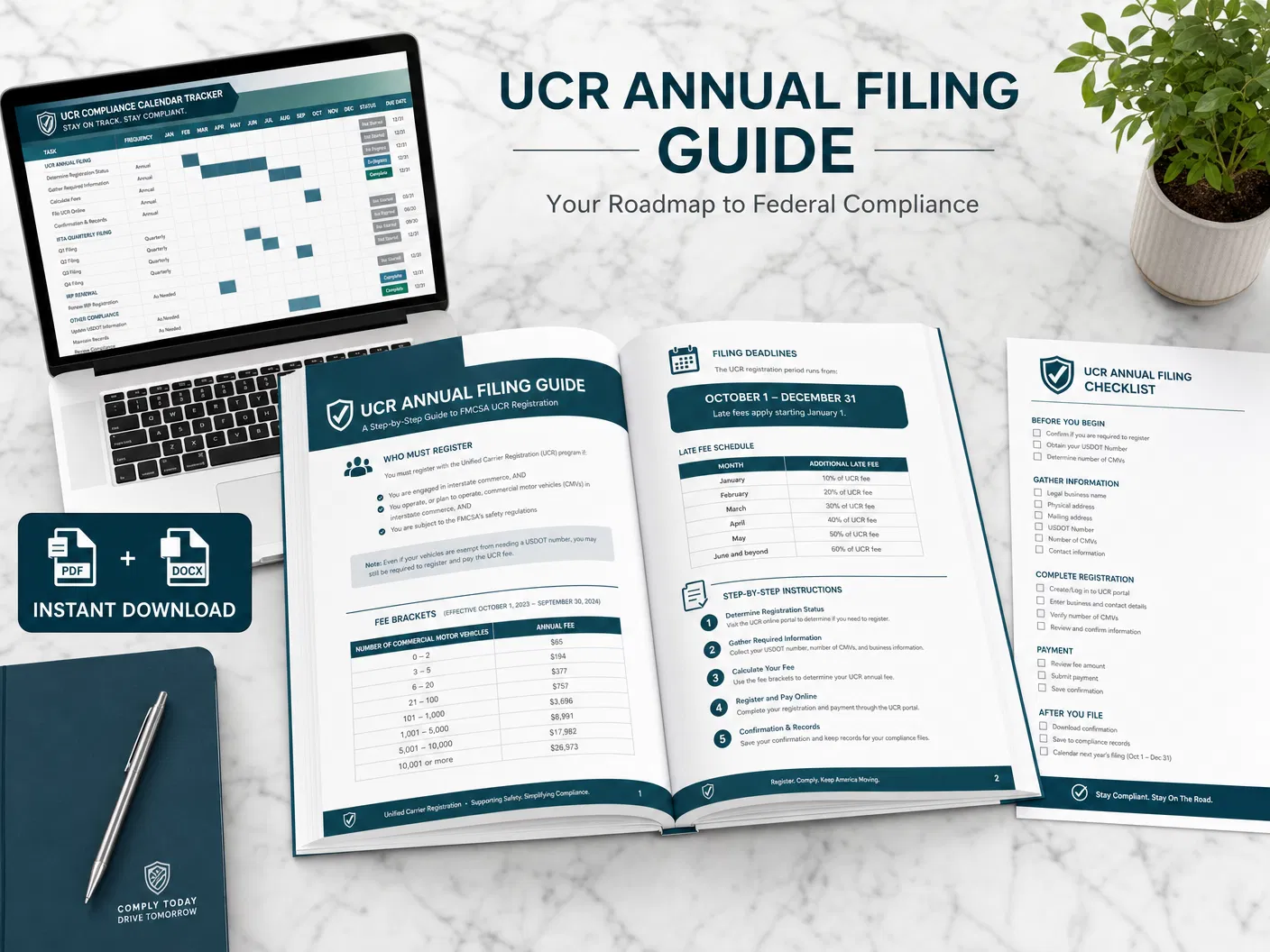 UCR Annual Filing Guide & Compliance Tracker — Unified Carrier Registration Made Simple