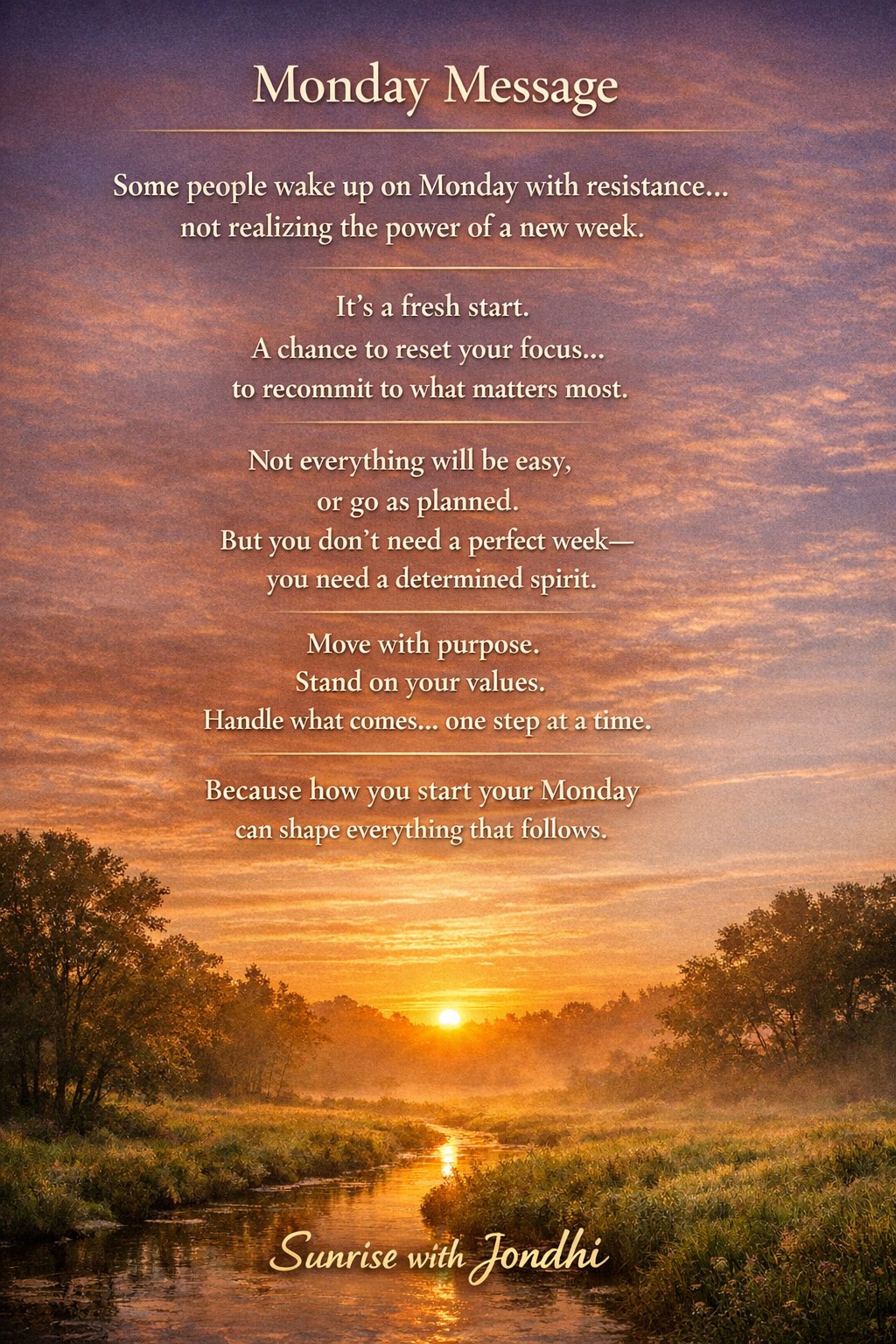 Monday’s blessing