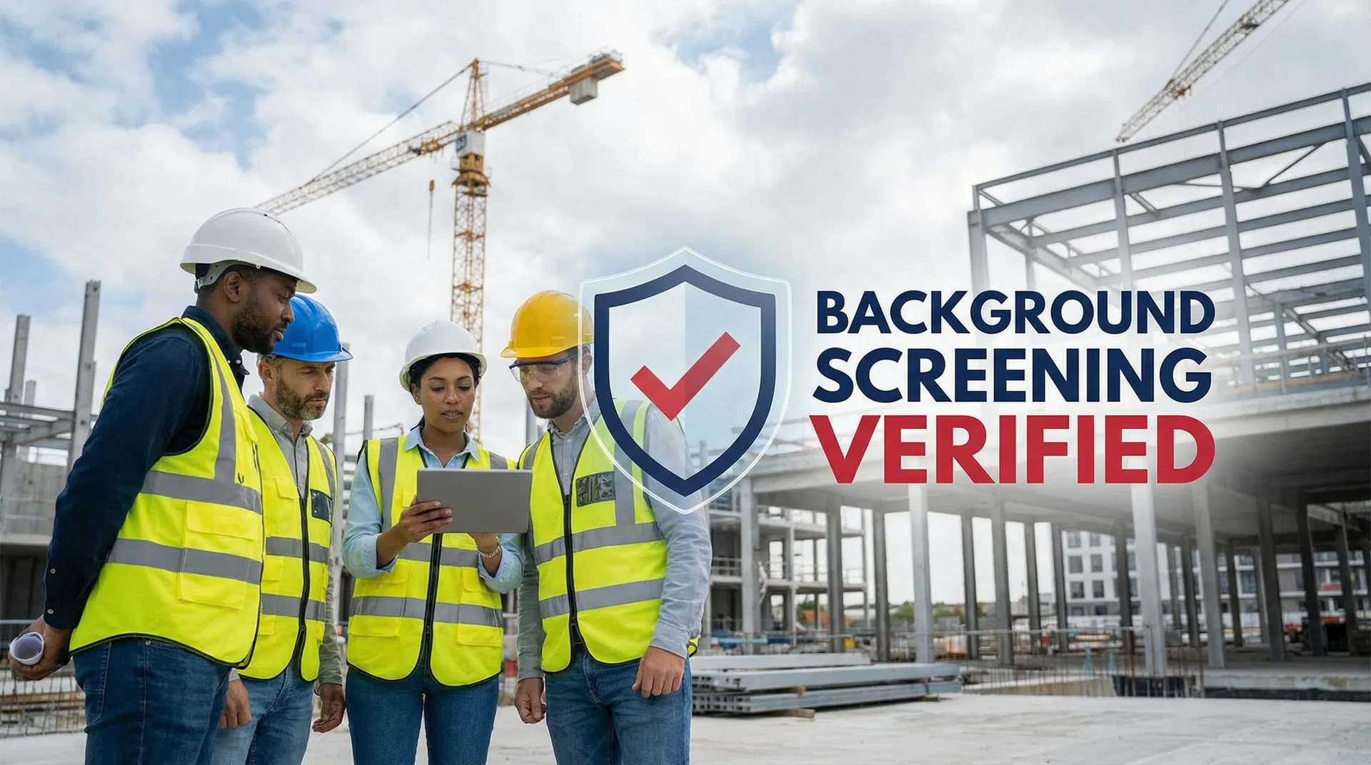 Construction background screening