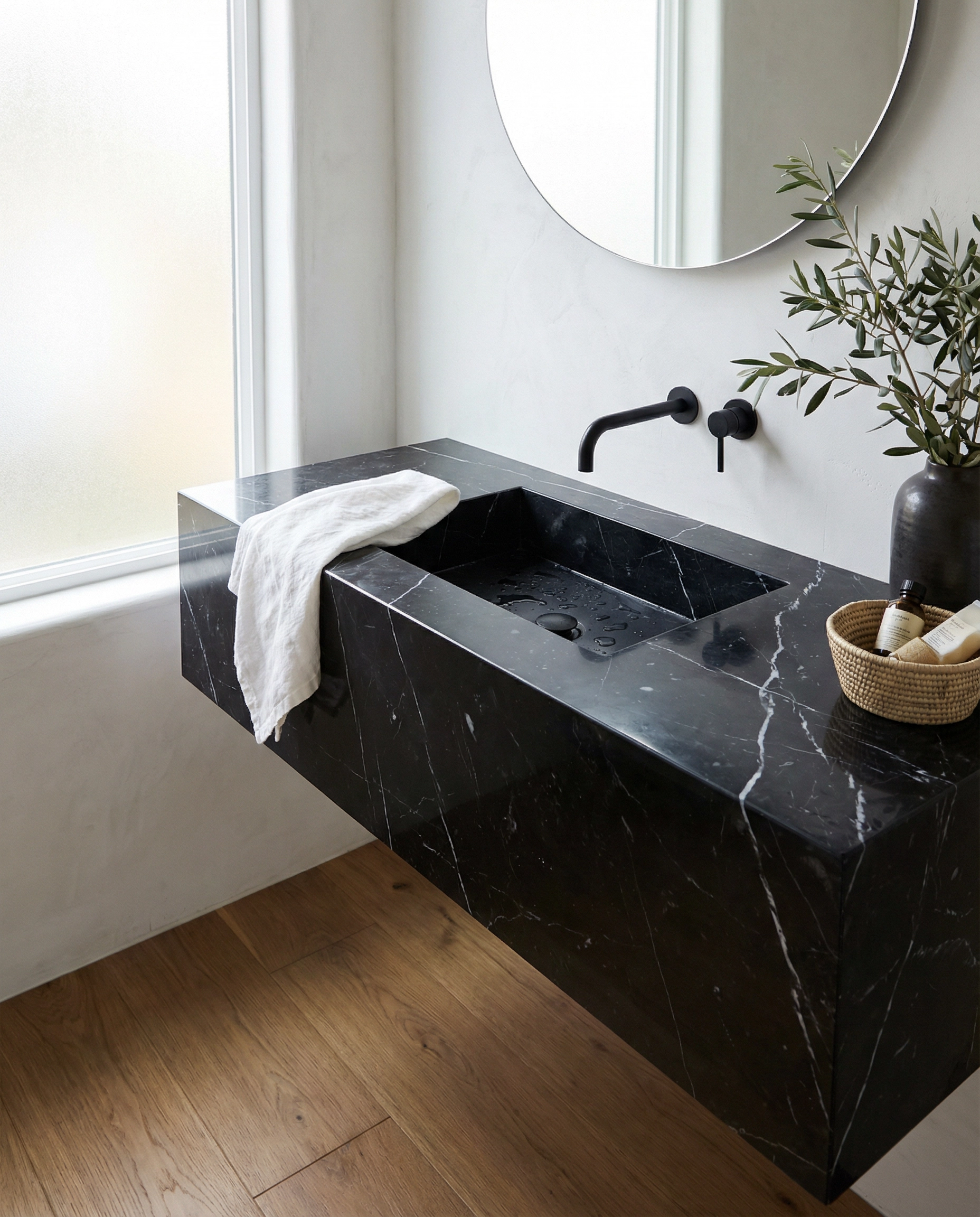 Marquina · Primary Bath
