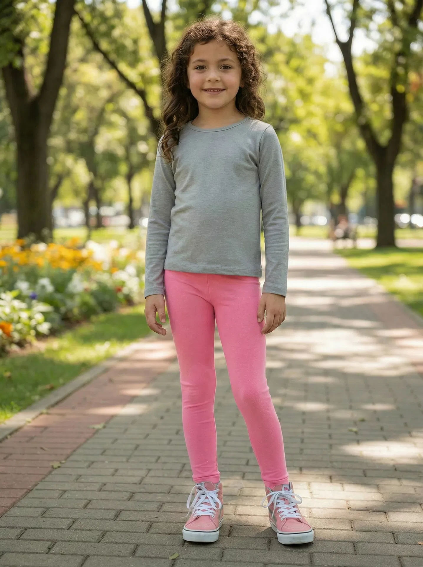 Legging Infantil Térmica Rosa Chiclete