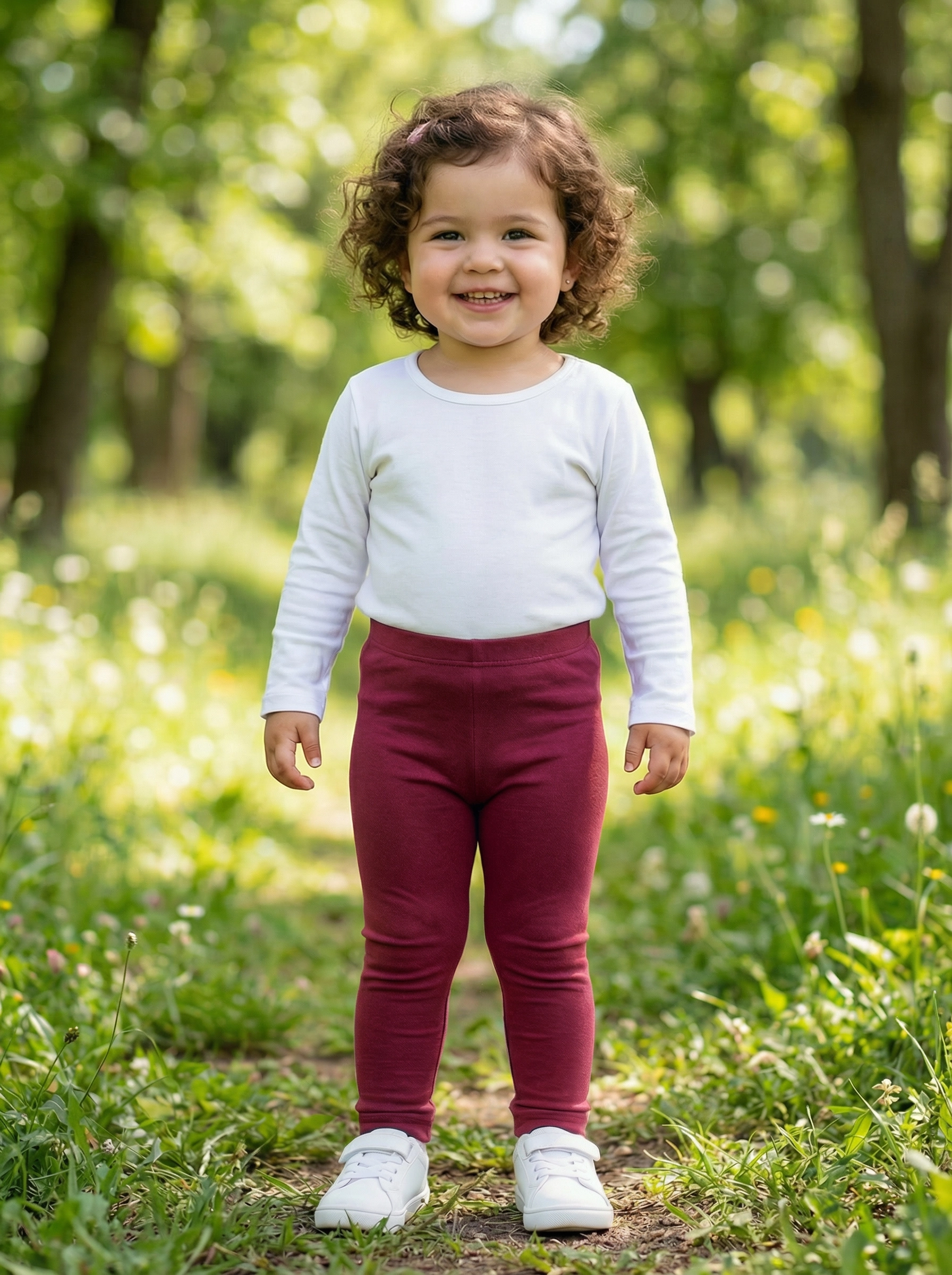 Legging Térmica Infantil Marsala
