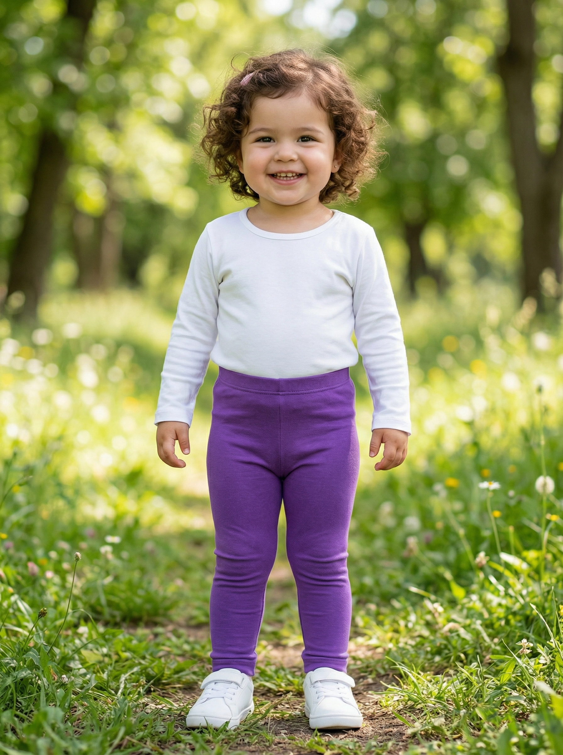Legging Térmica Infantil Roxa