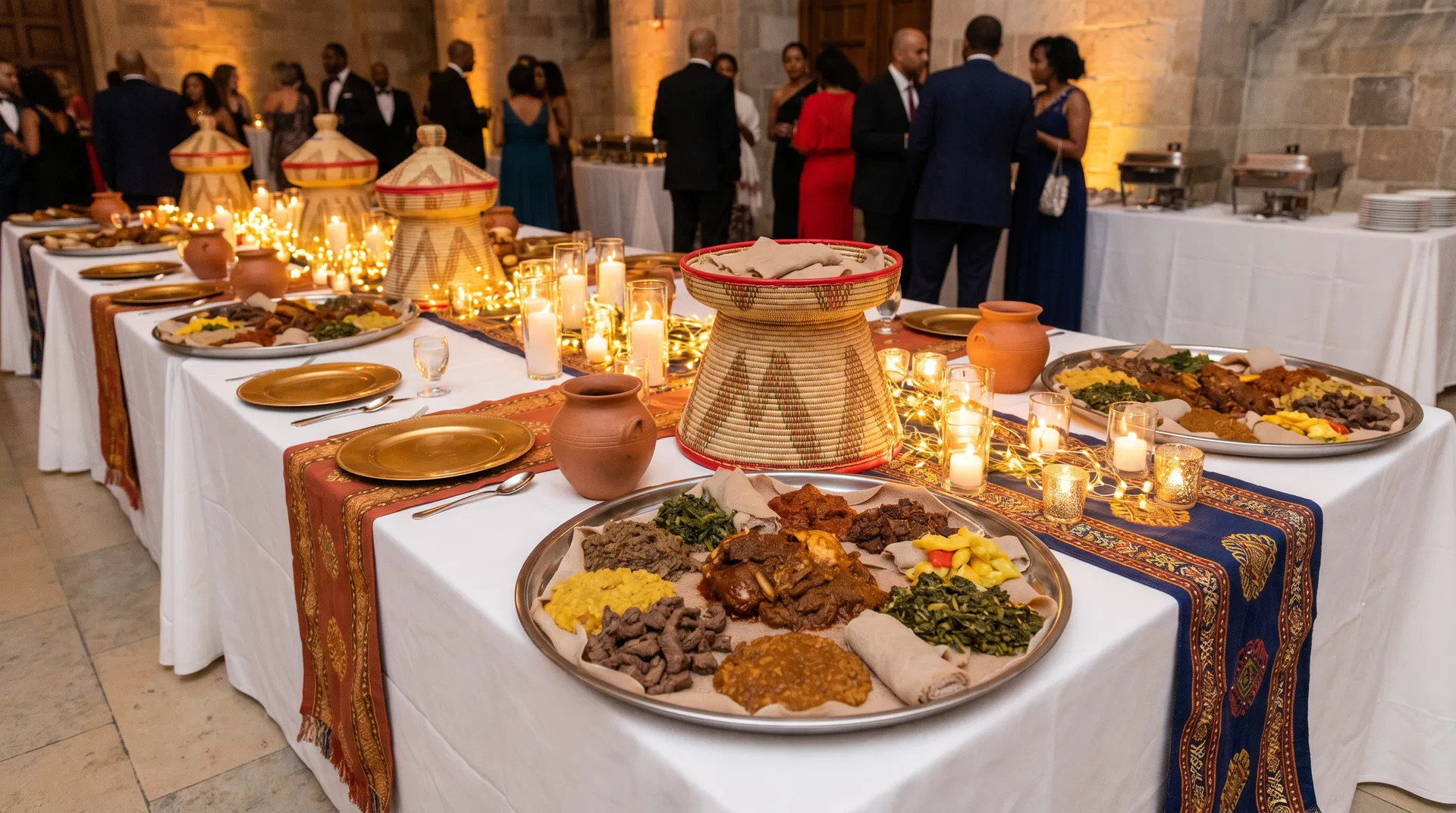 Catering setup