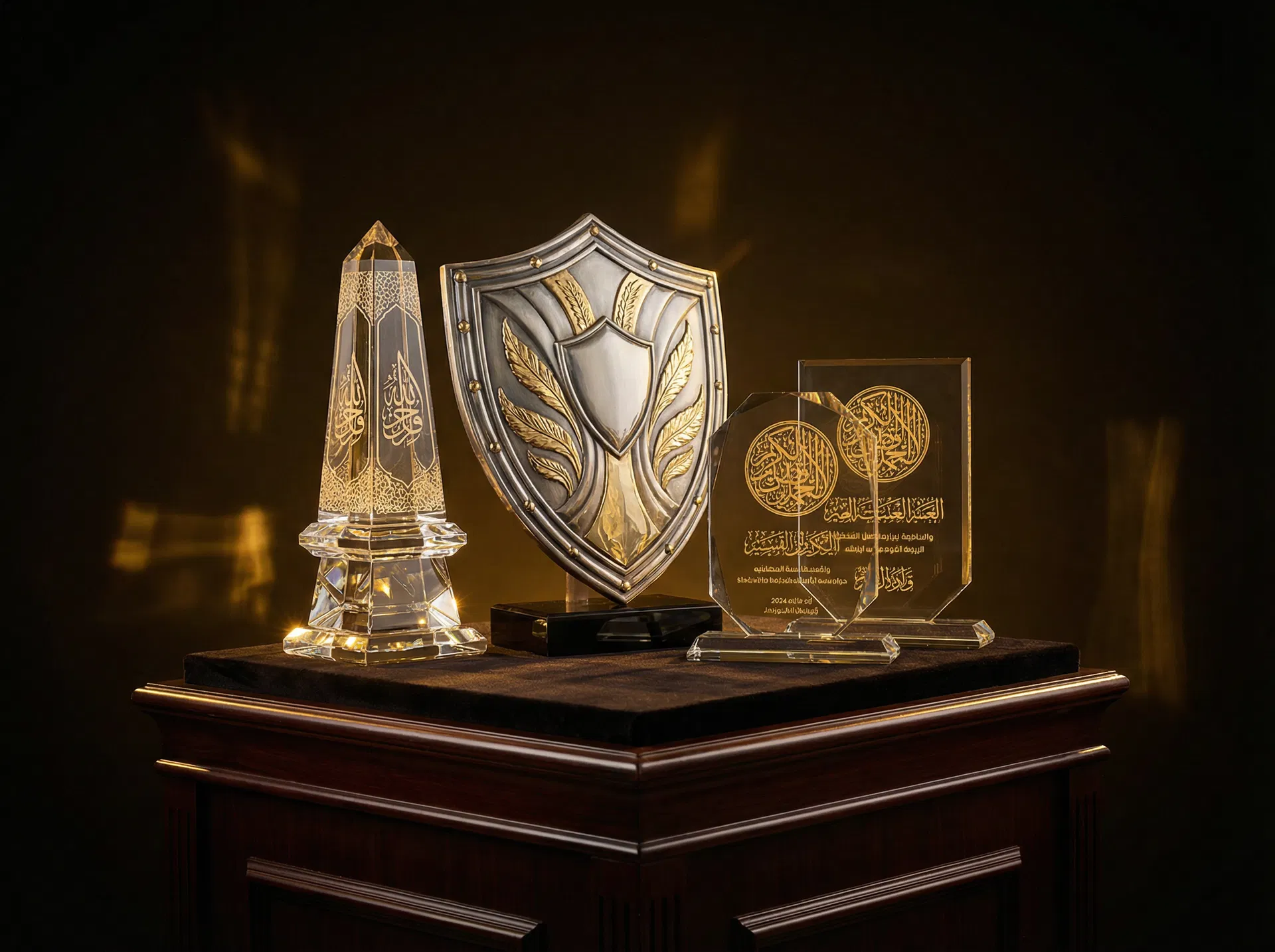 دروع وتكريمات فاخرة