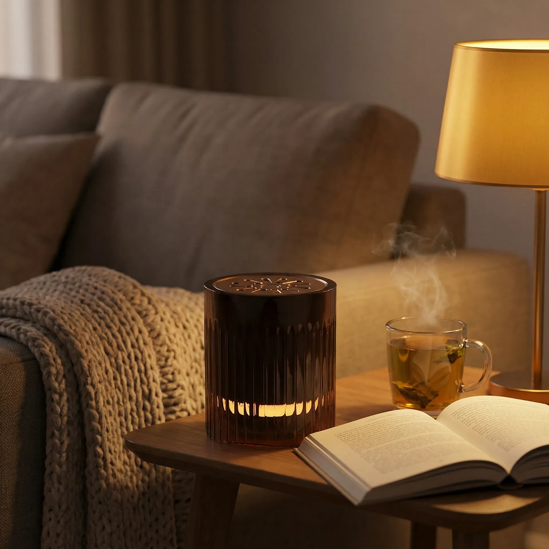 夜のくつろぎ — Scent Gemのある風景