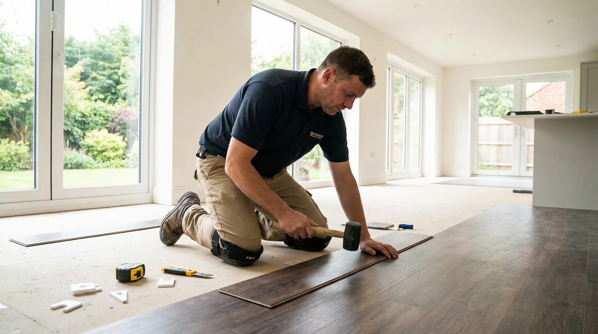 Professional flooring installation