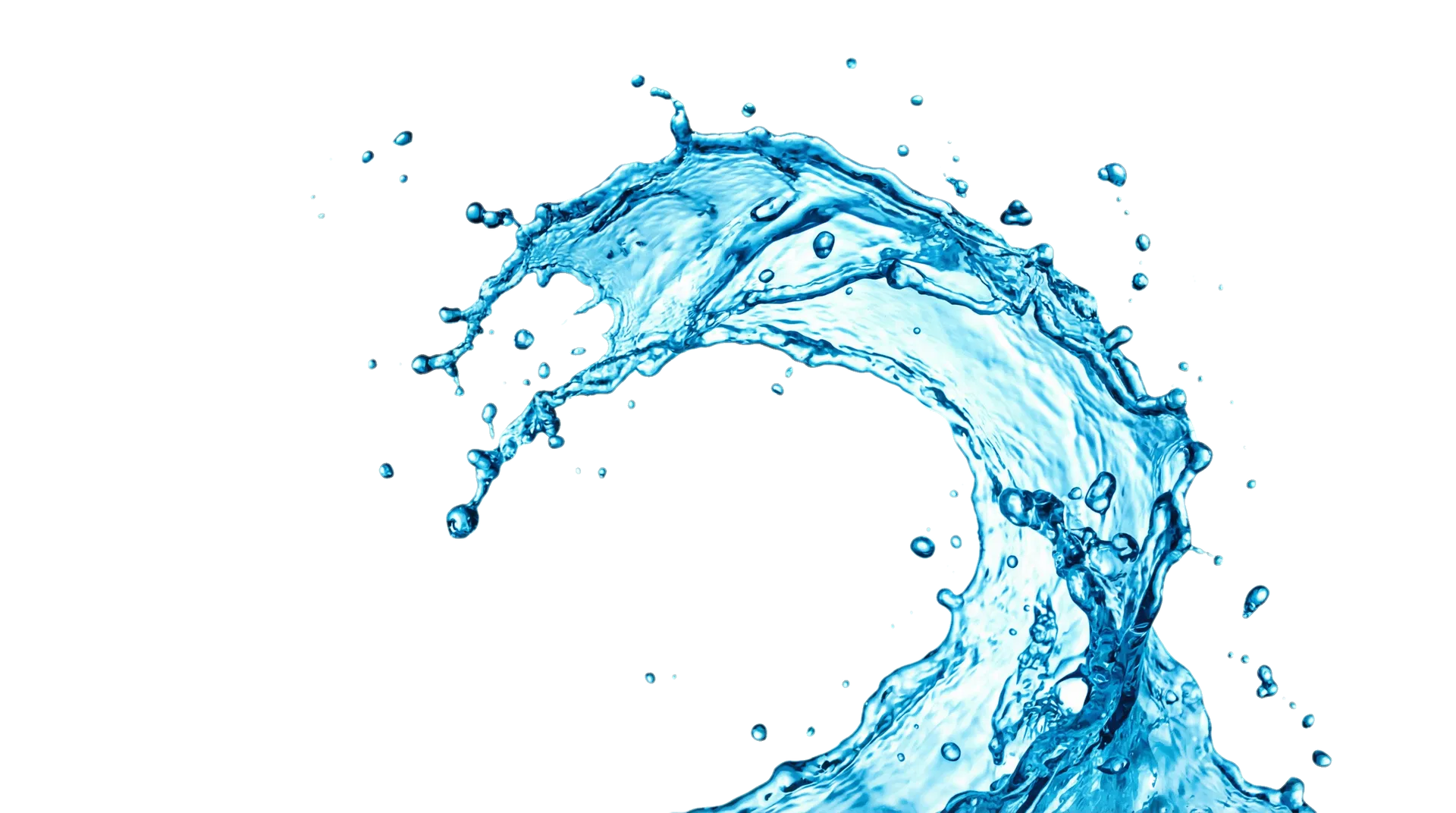 Dynamic water splash